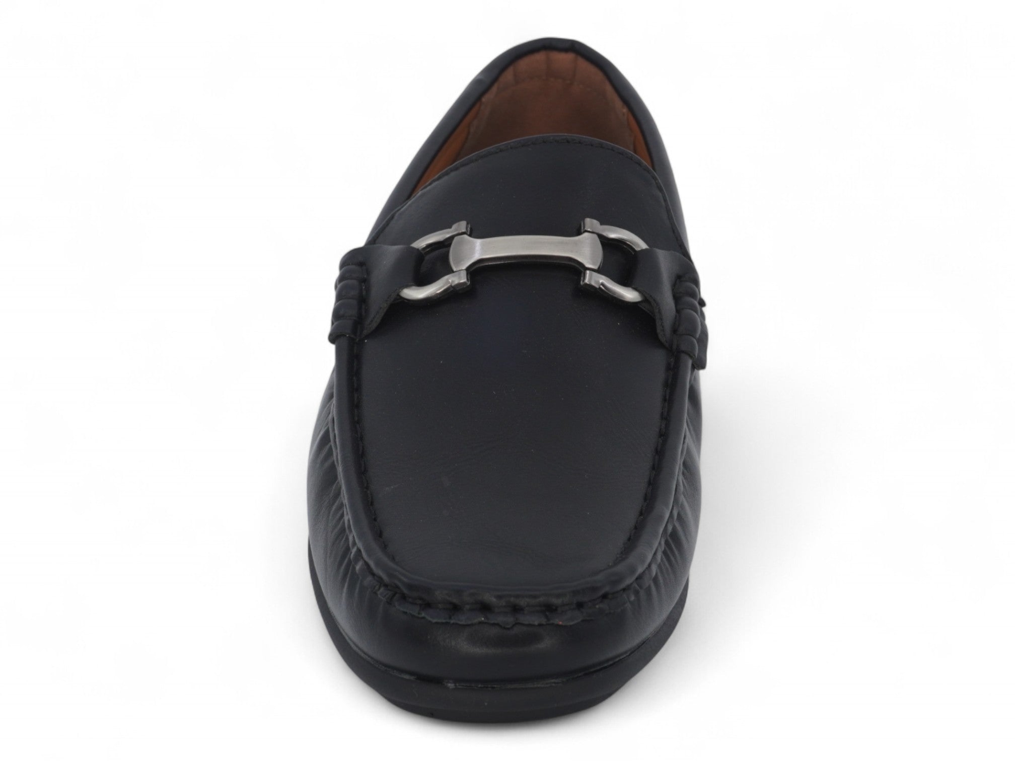 Men's Black Ornament Moccasin