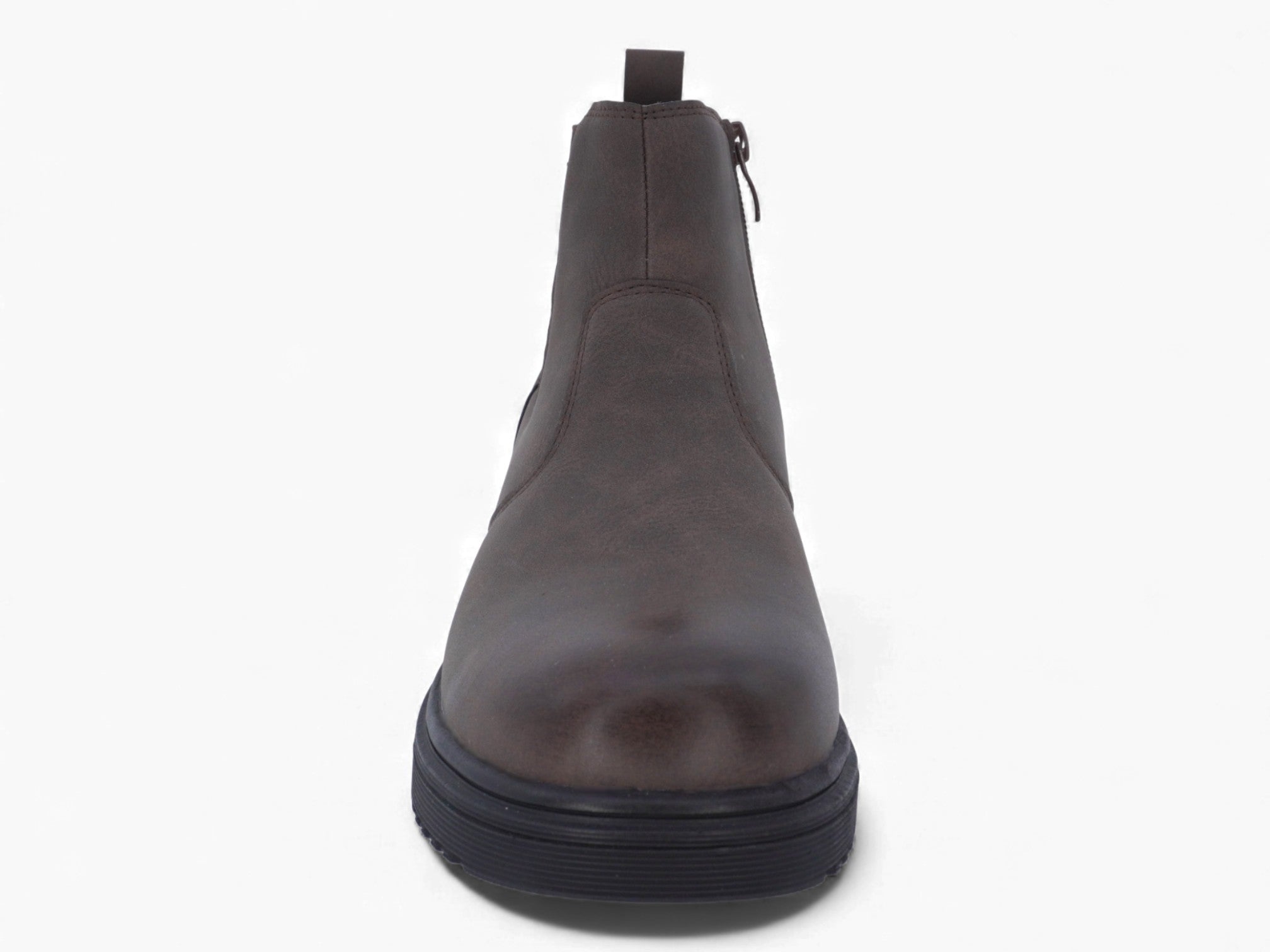 Men's Brown Casual Zipper Boot