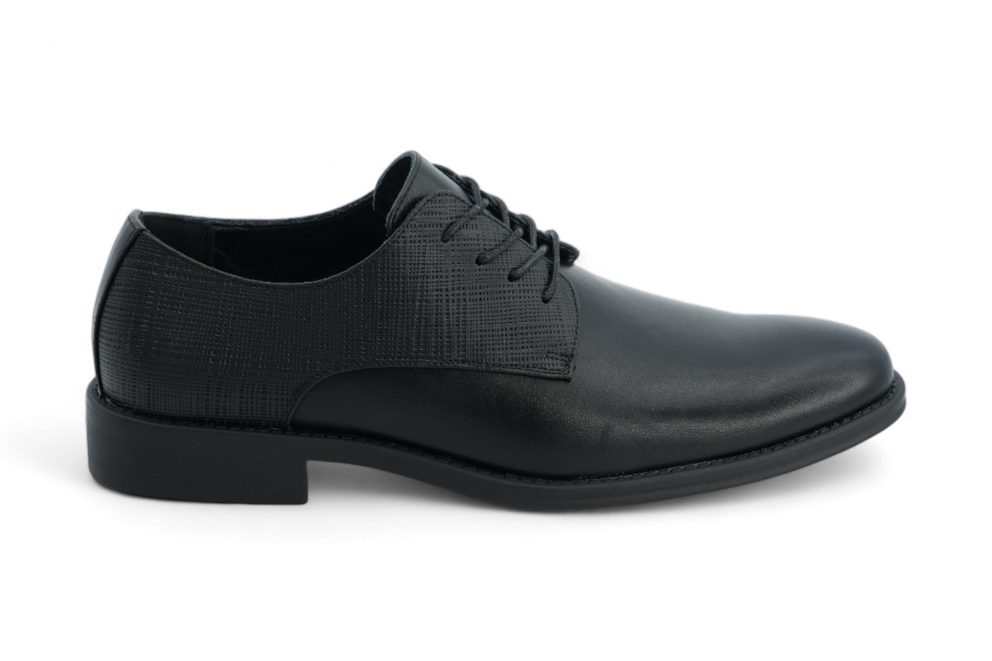 Men's Black Melvin Textured Oxford