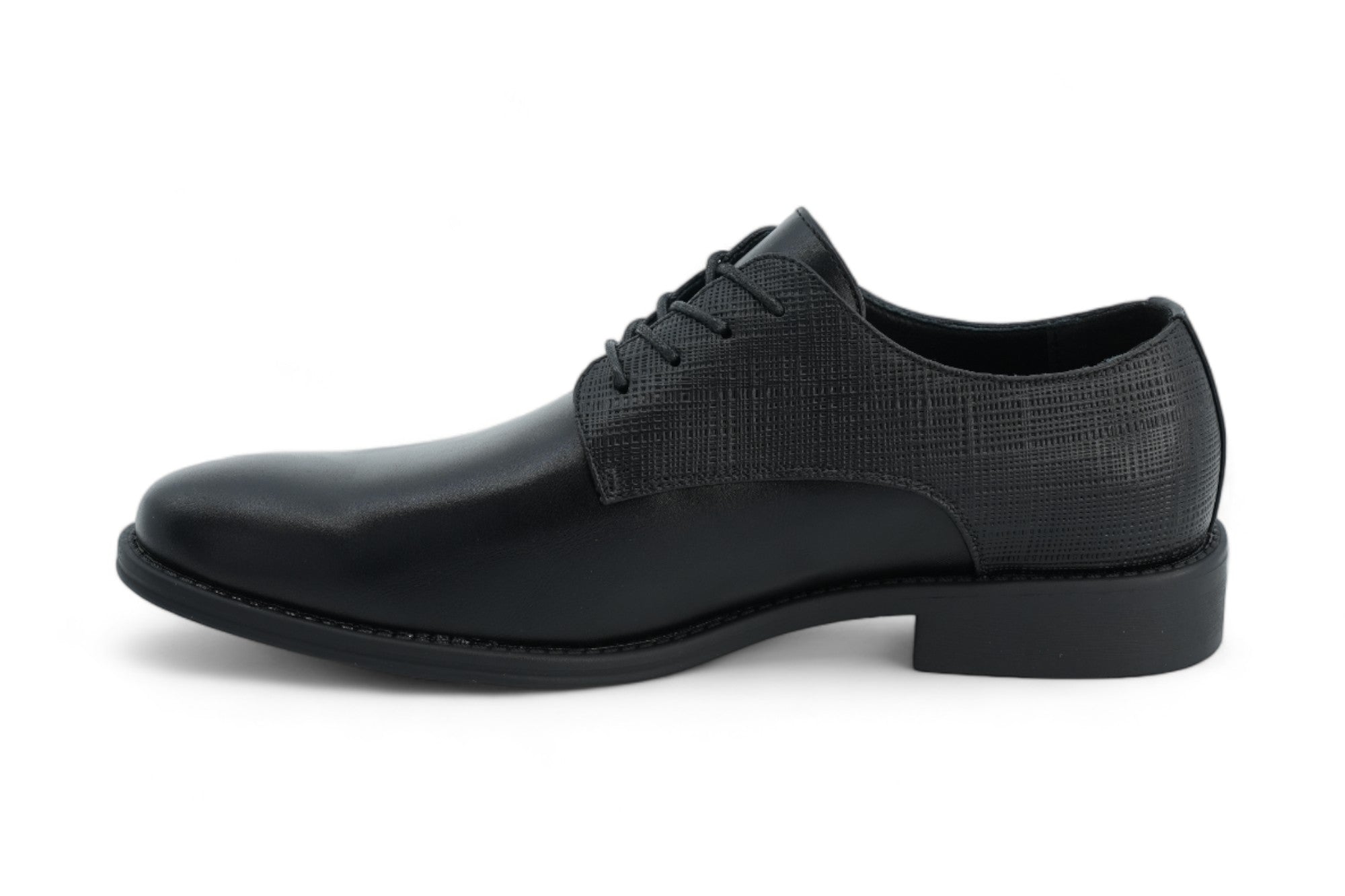 Men's Black Melvin Textured Oxford