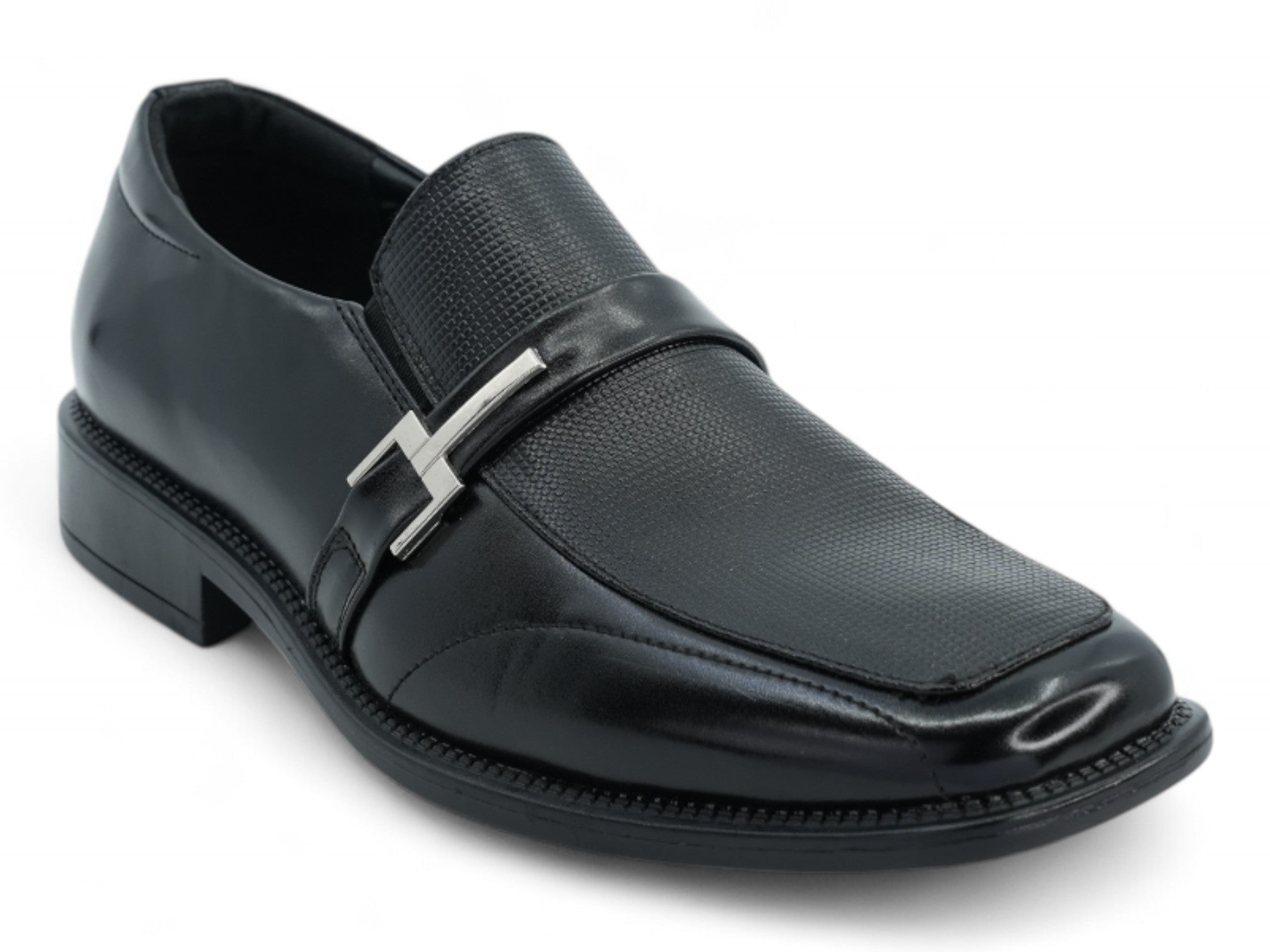 Men's Black Harold Wide Width Step-In