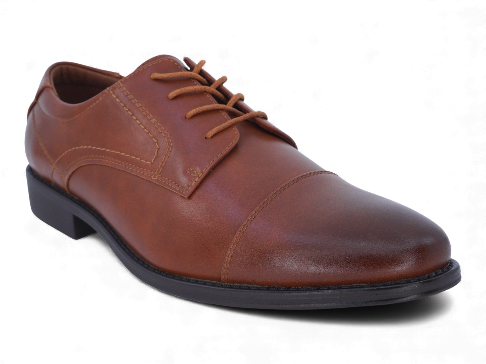Men's Brown Bryan Wide Width Capt Toe Oxford