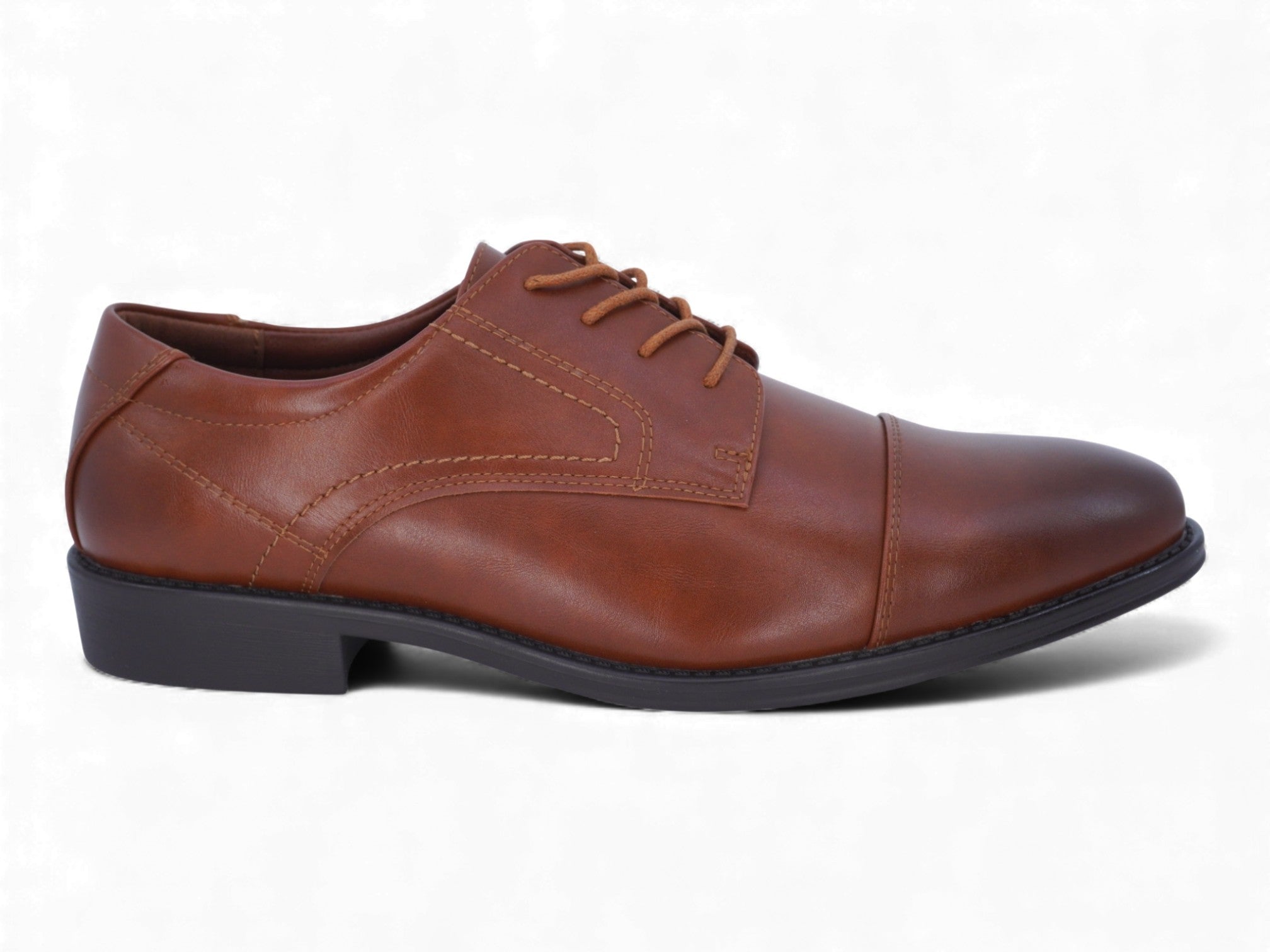 Men's Brown Bryan Wide Width Capt Toe Oxford