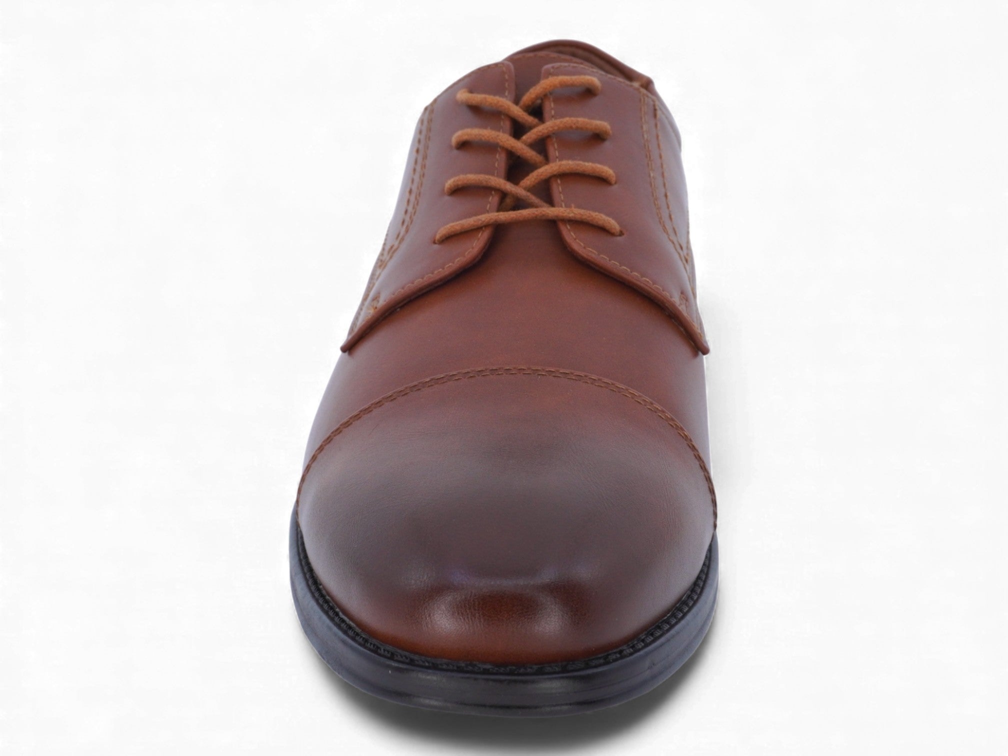 Men's Brown Bryan Wide Width Capt Toe Oxford