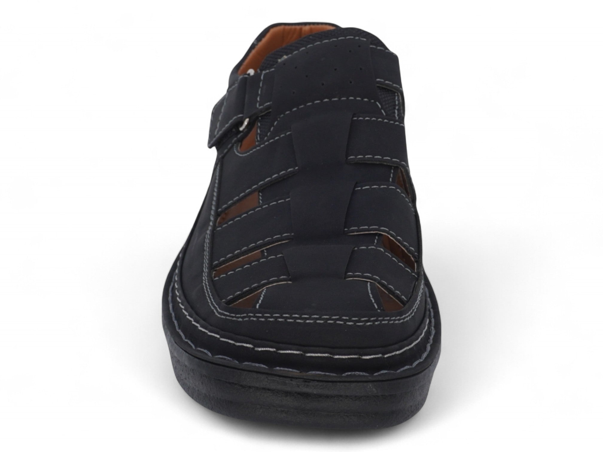 Men's Black Fisherman Sandal