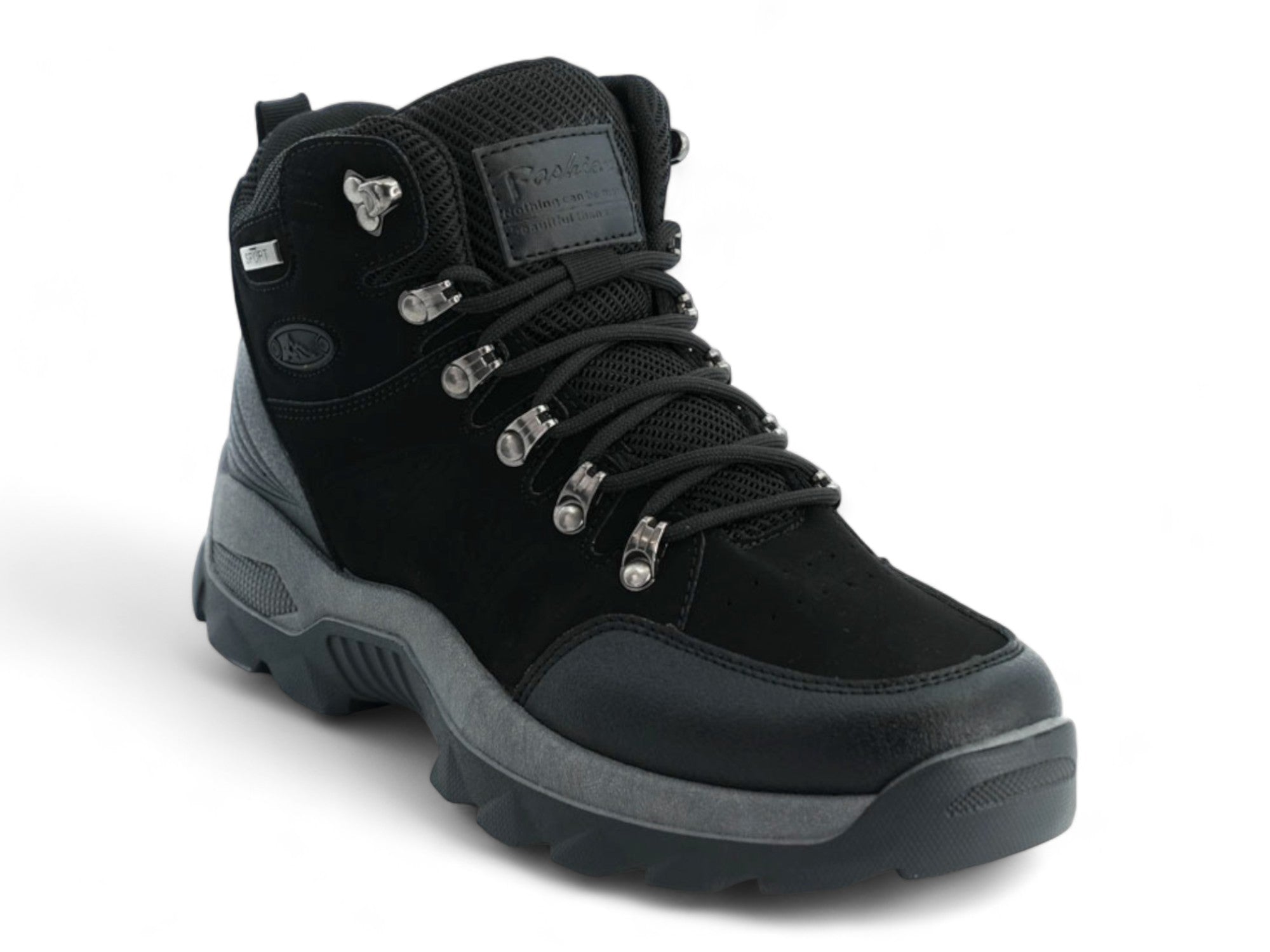 Men's Black & Gray Comfort Hiker