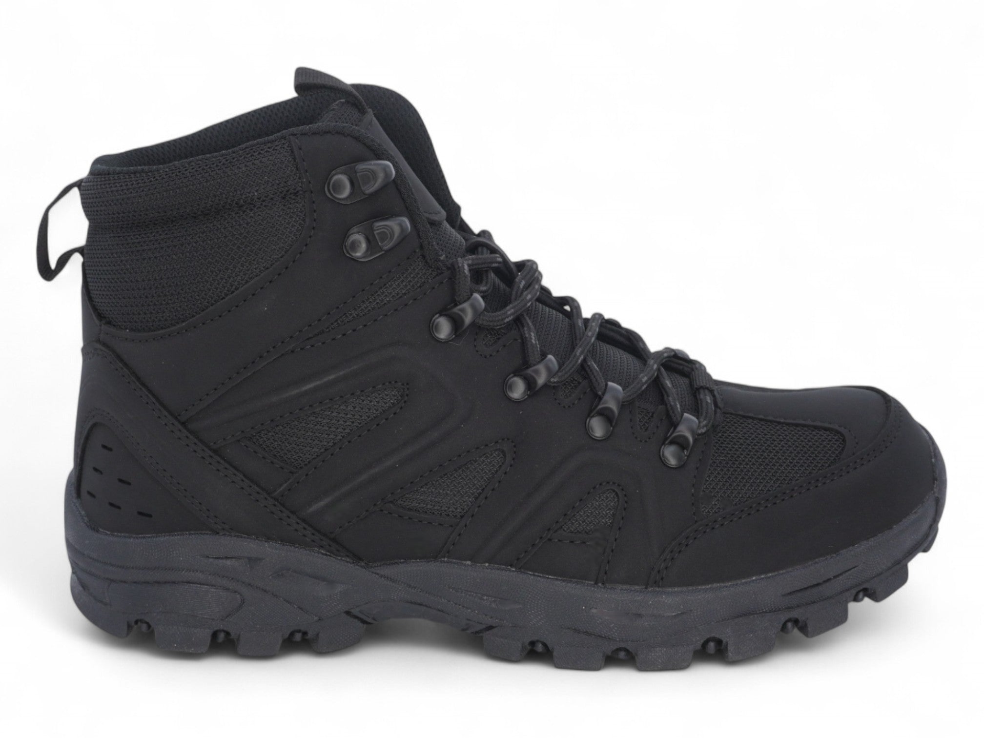 Men's Black Suede Insulated Hiker Boot