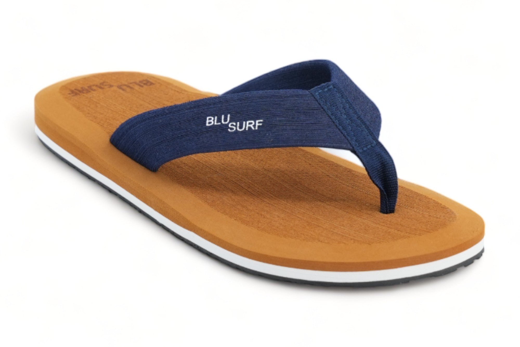 Men's Navy & Tan Flip Flop