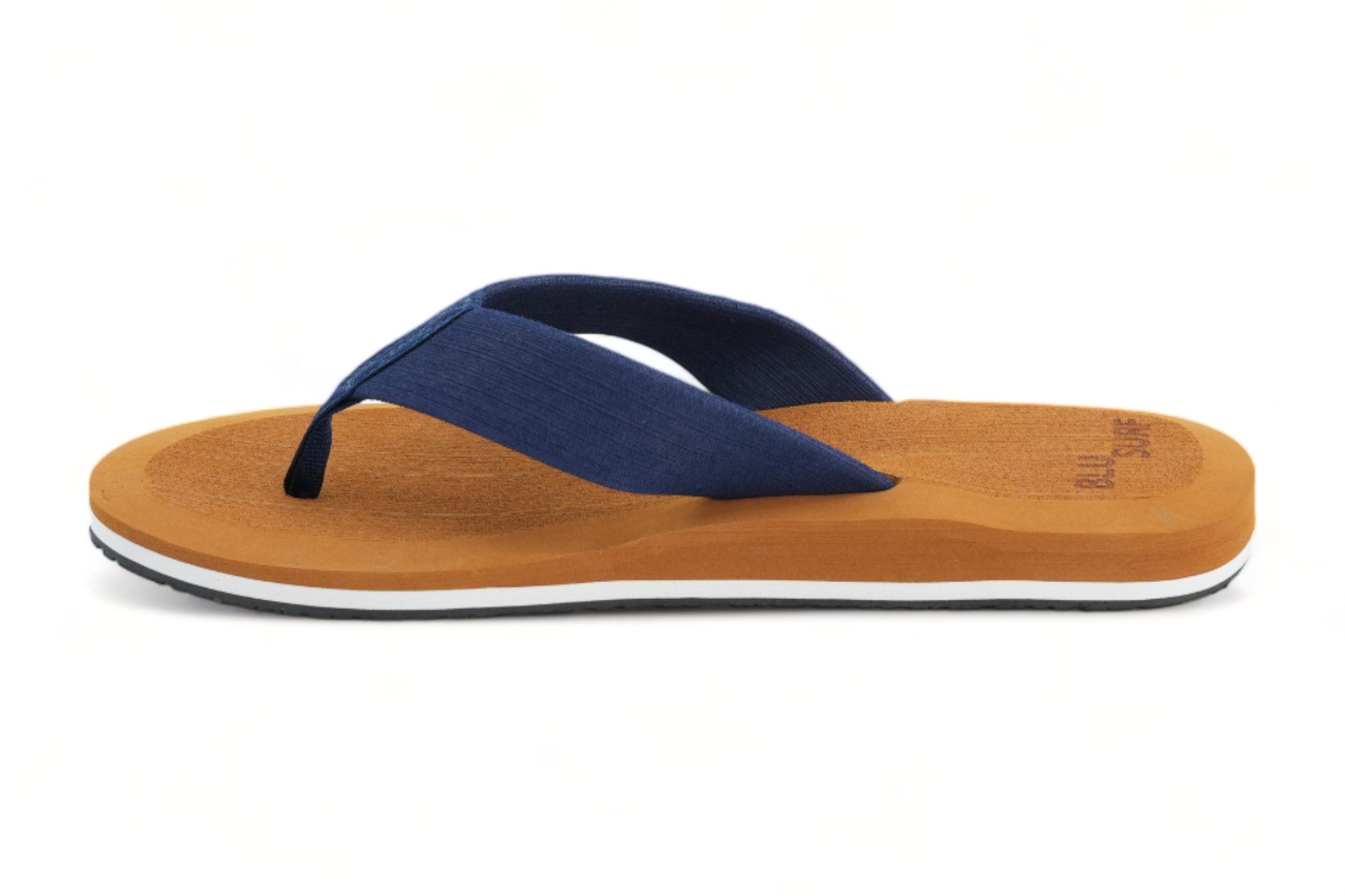 Men's Navy & Tan Flip Flop