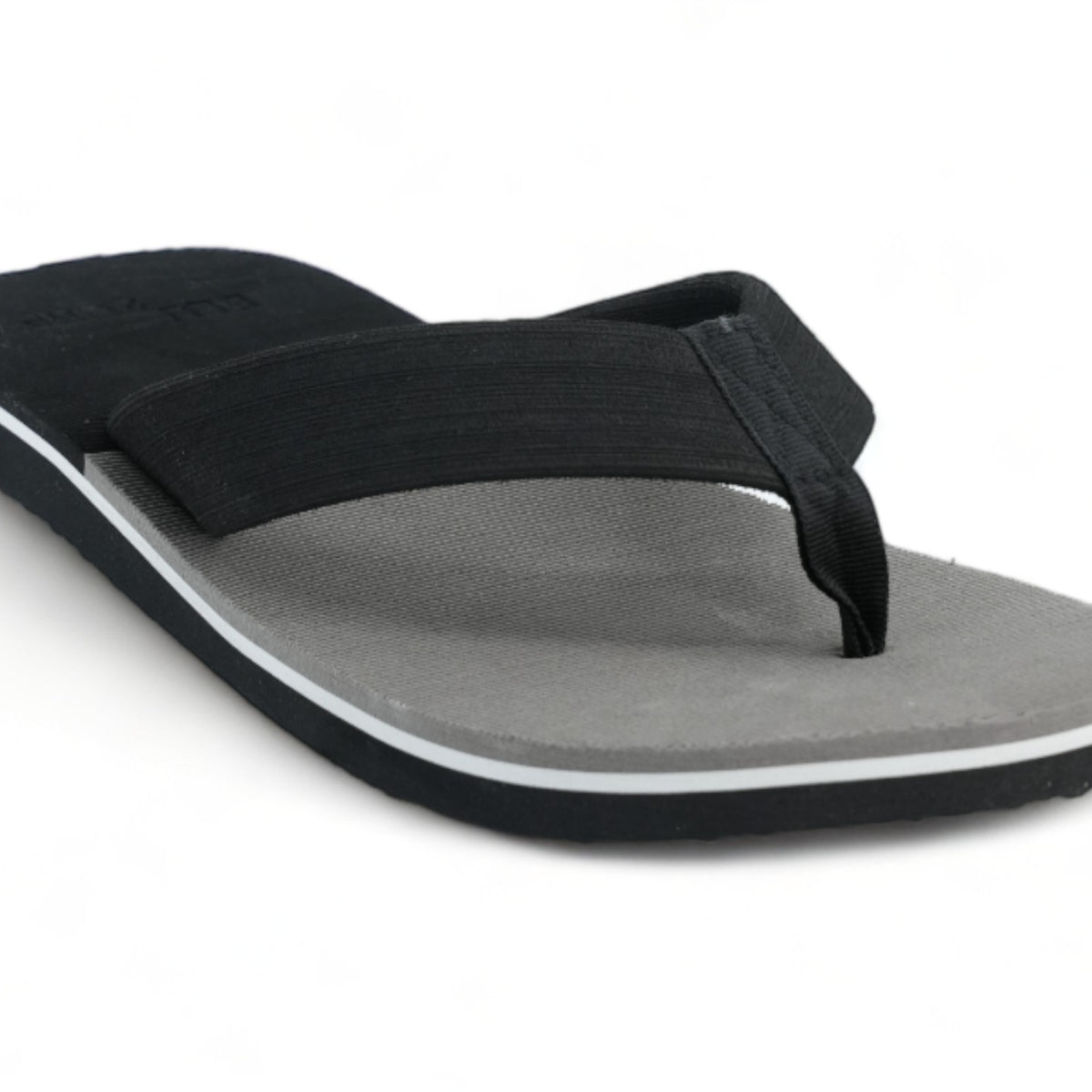 Men\'s White And Black Orthopedic Footbed Flip Flops Fabric Open Toe Sandal Shoes Amazon.com: MEGNYA Leather Flip Flops for Men with Arch  main image 2