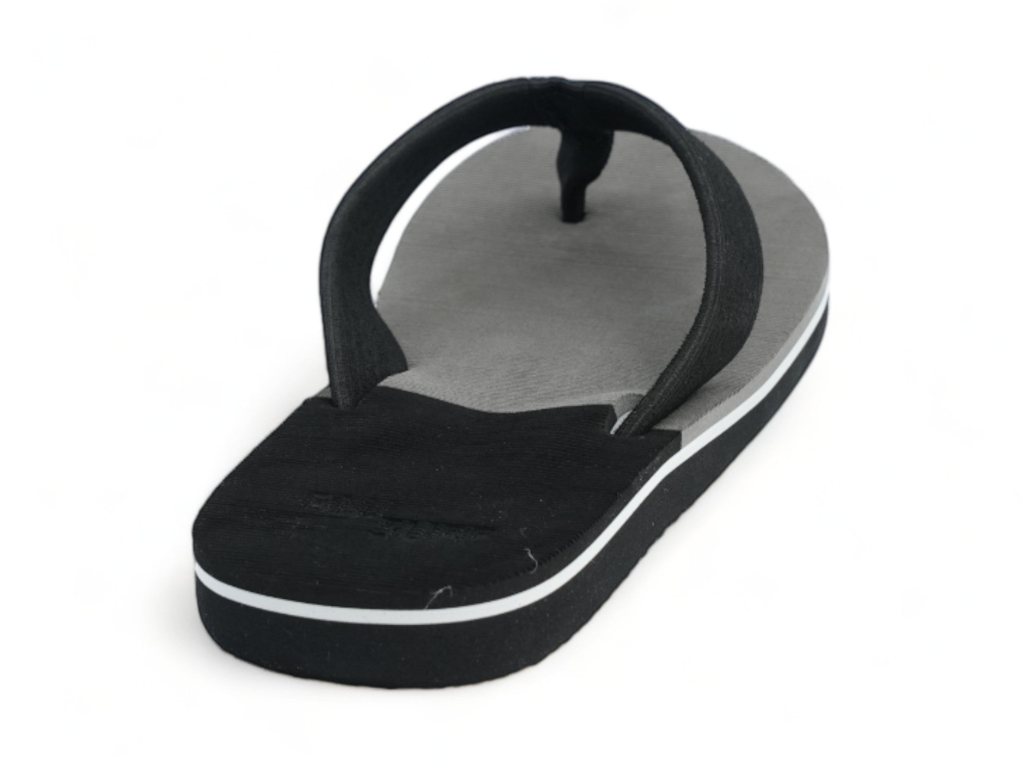 Men's Black and Gray Flip Flop