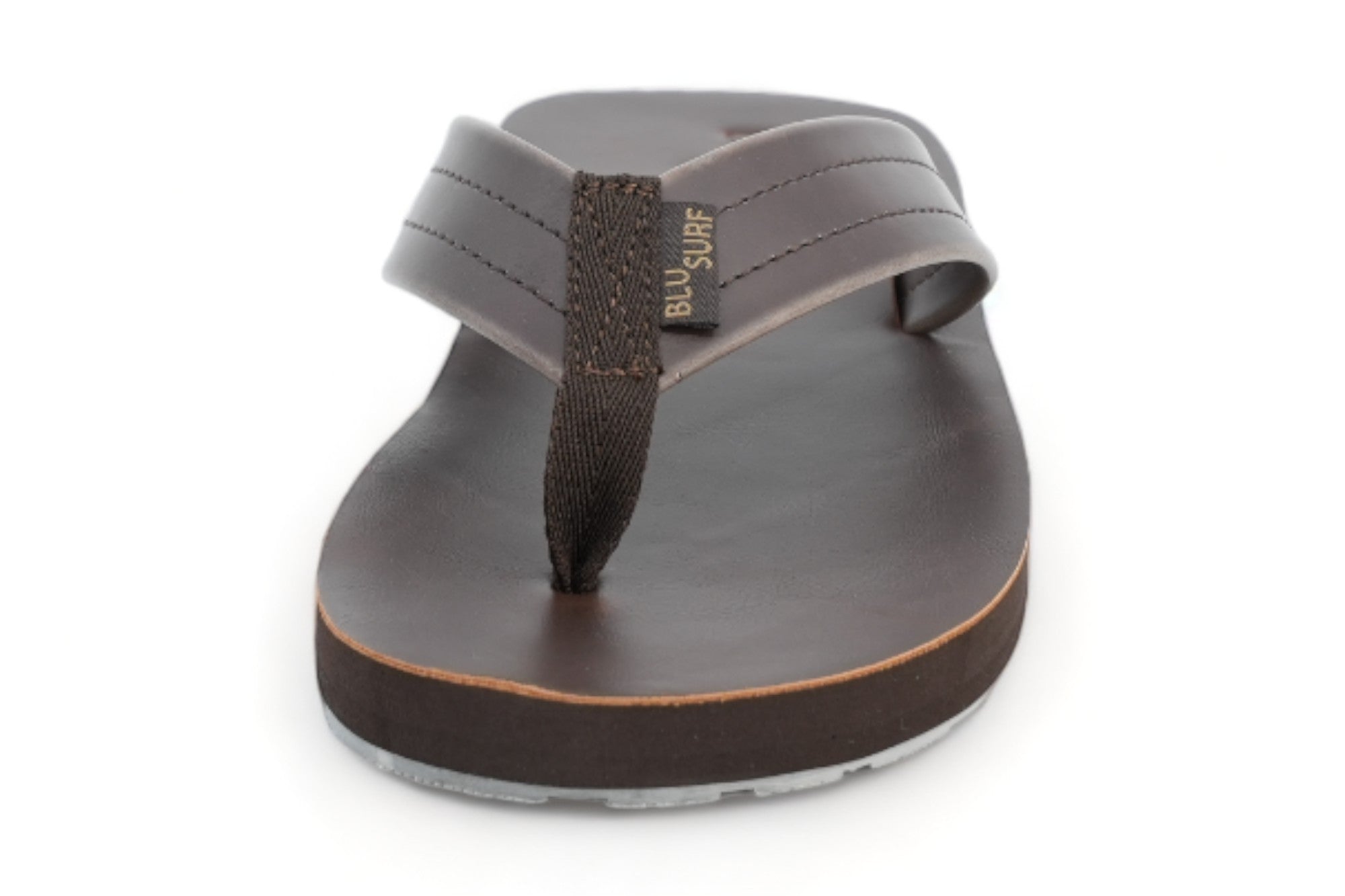 Men's Brown Faux Flip Flop Sandal
