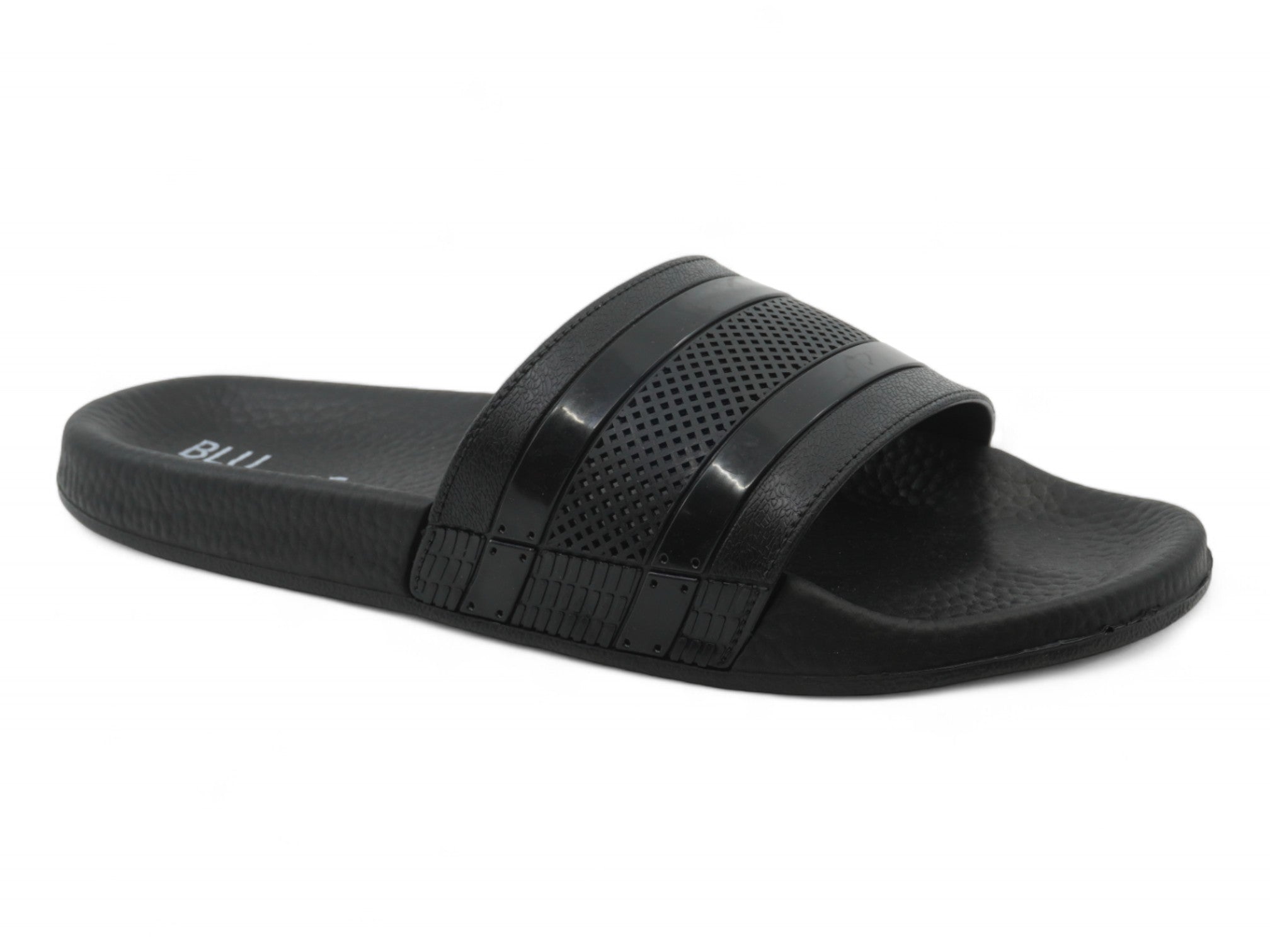 Men's Triple Black Beach Slide