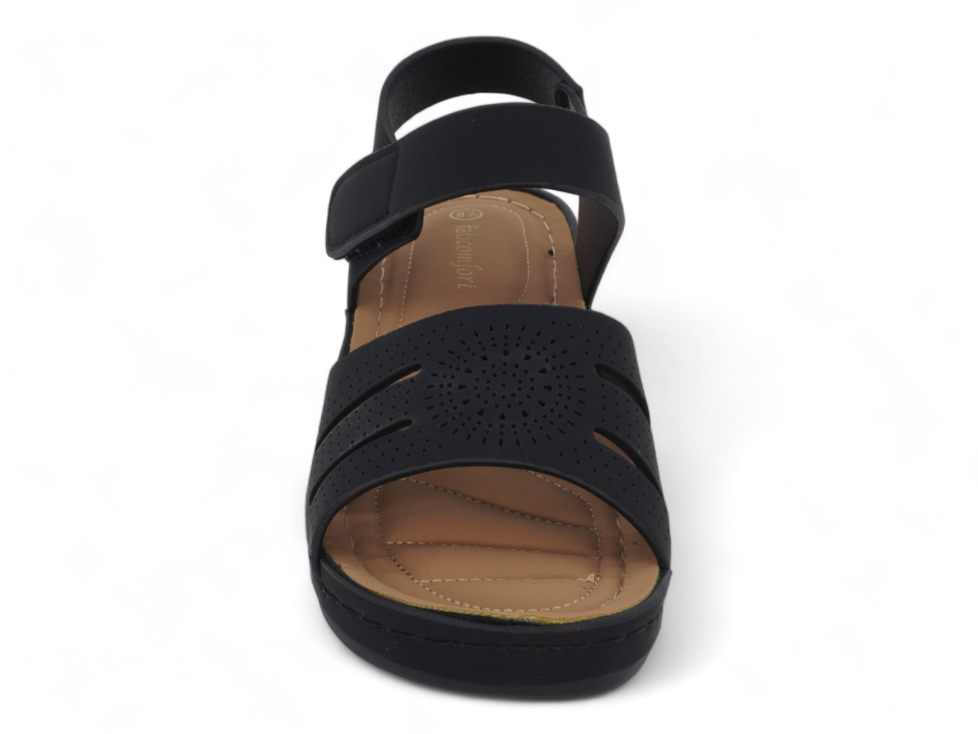 Women's Black Serenity Comfort Sandal