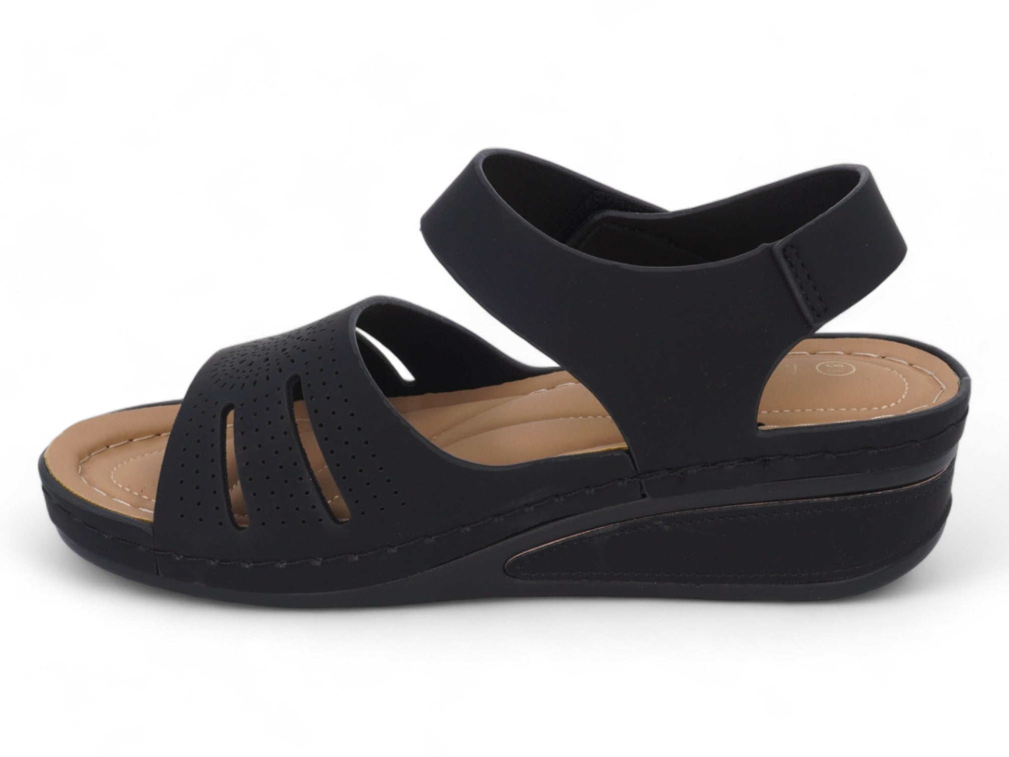 Women's Black Serenity Comfort Sandal