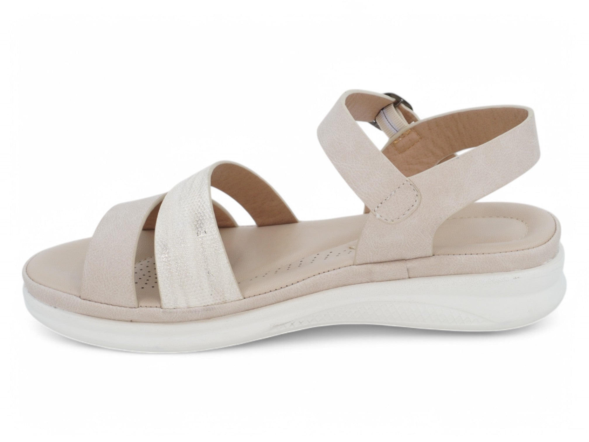 Women's Beige Dania Comfort Sandal