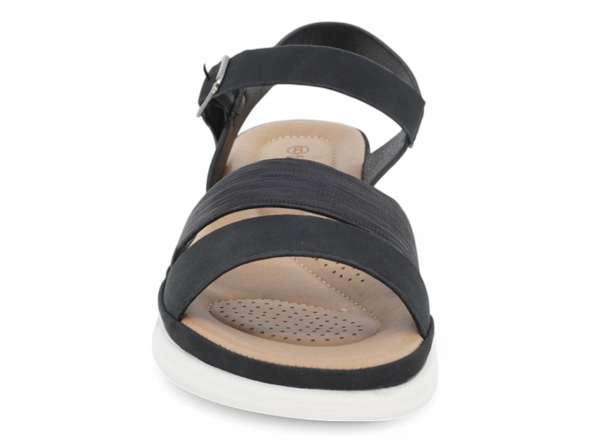 Women's Black Dania Comfort Sandal
