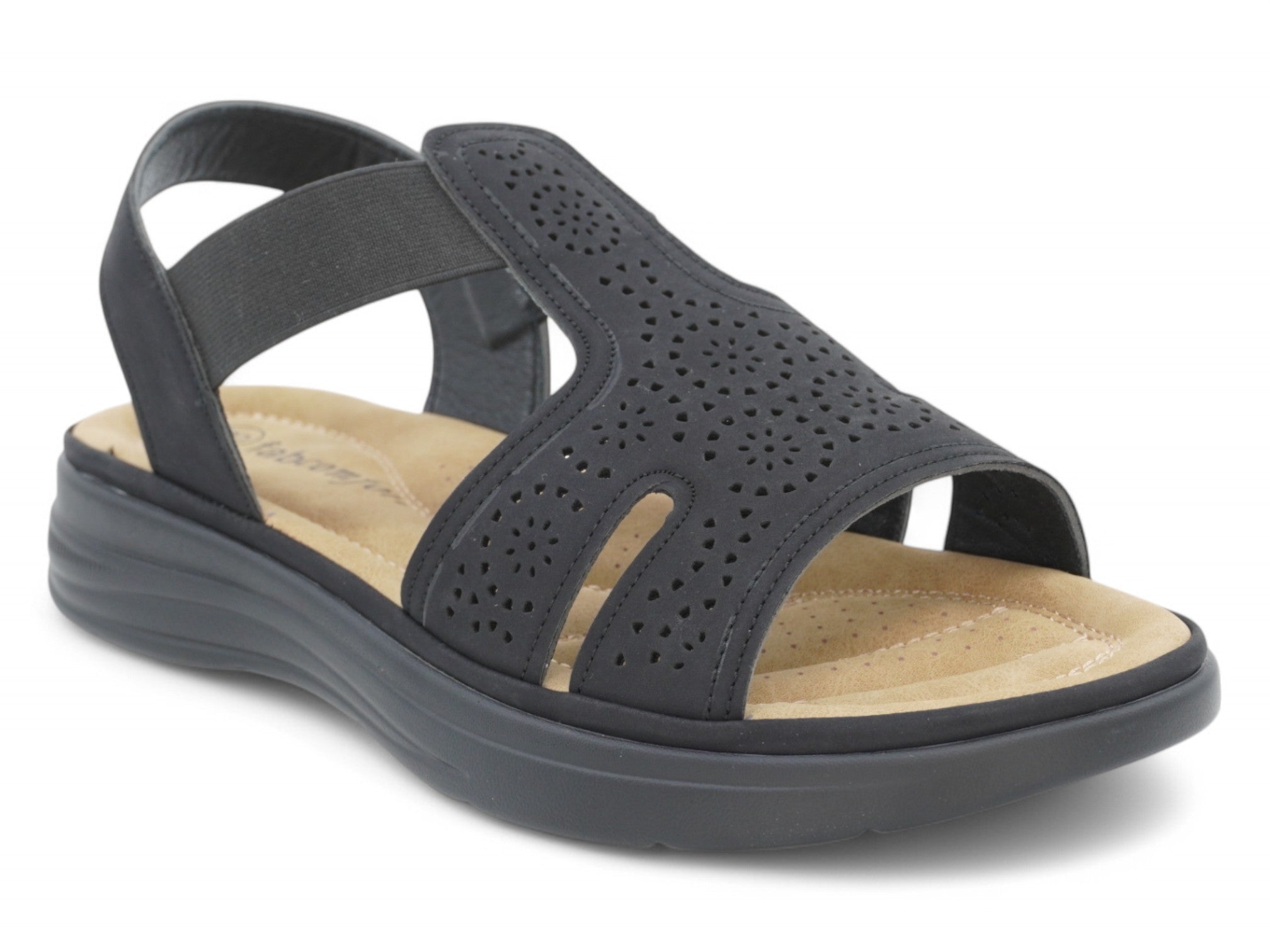 Women's Black Elodie Comfort Sandal