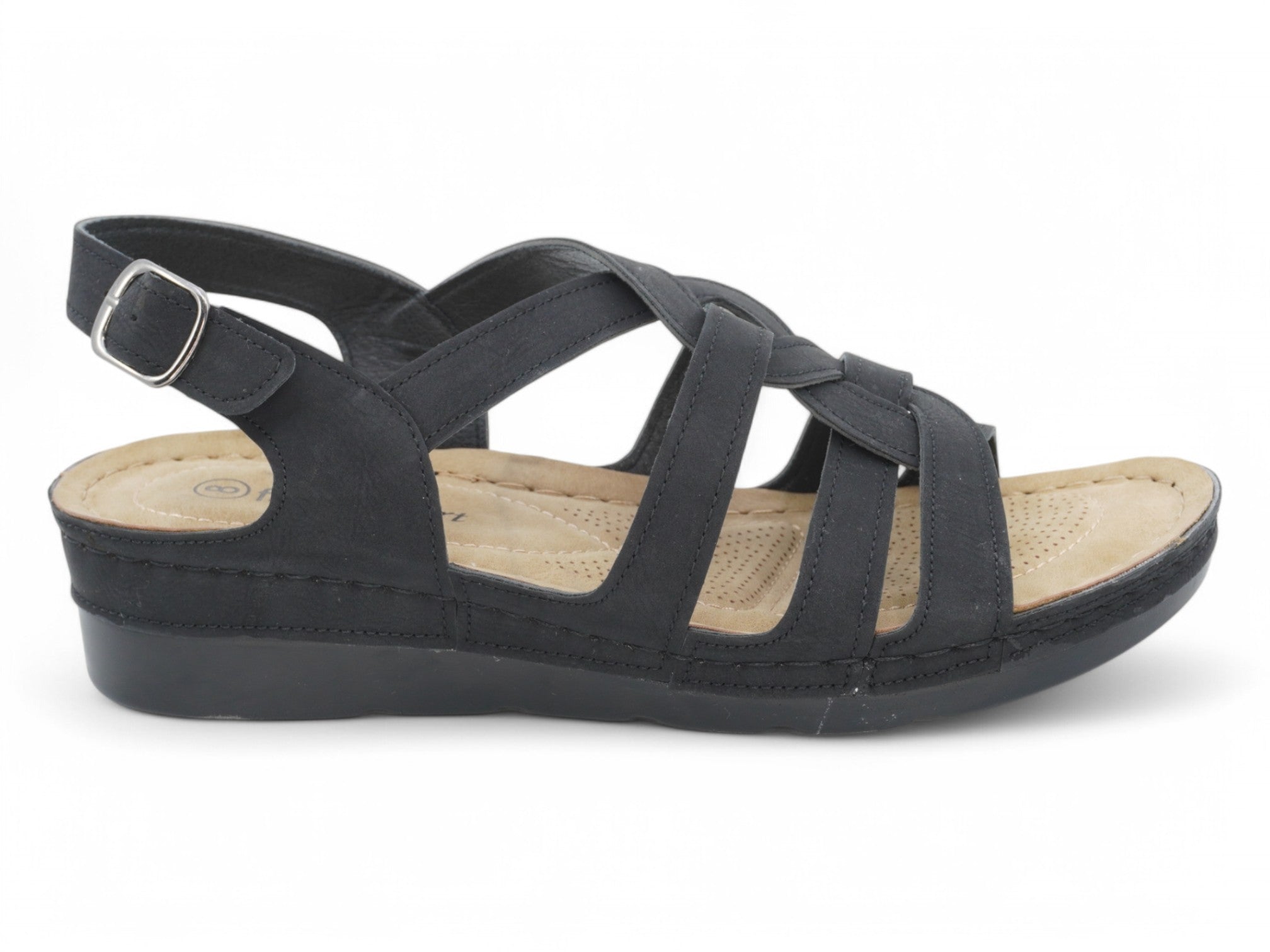 Women's Black Suzana Comfort Sandal