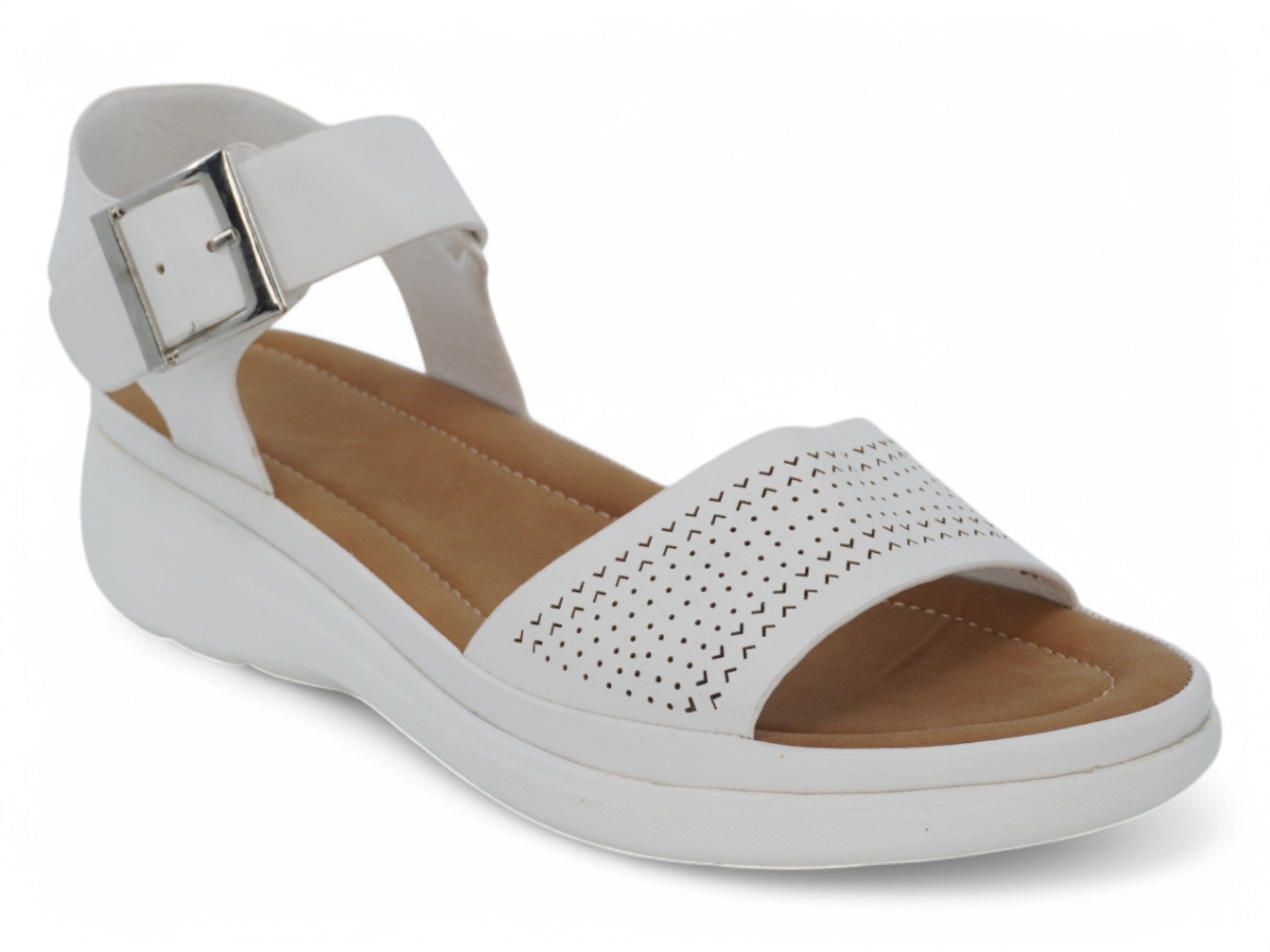 Women's White Tilly Comfort Sandal