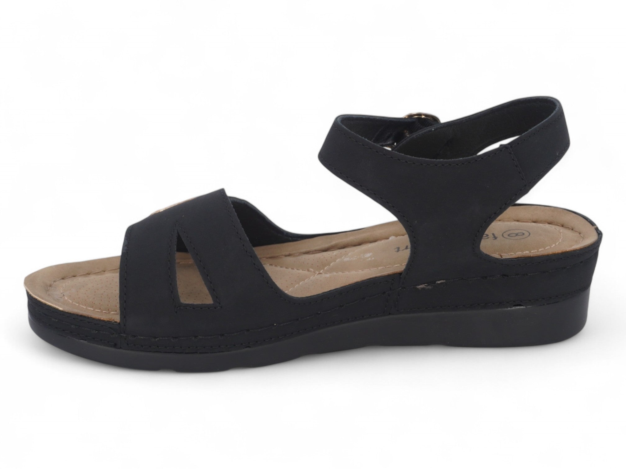 Women's Black Ciera Comfort Sandal