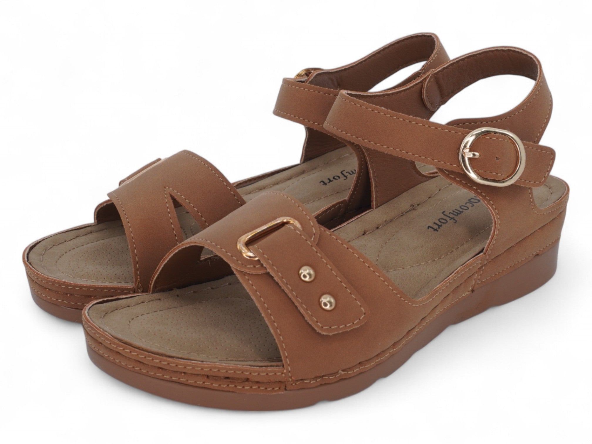 Women's Tan Ciera Comfort Sandal