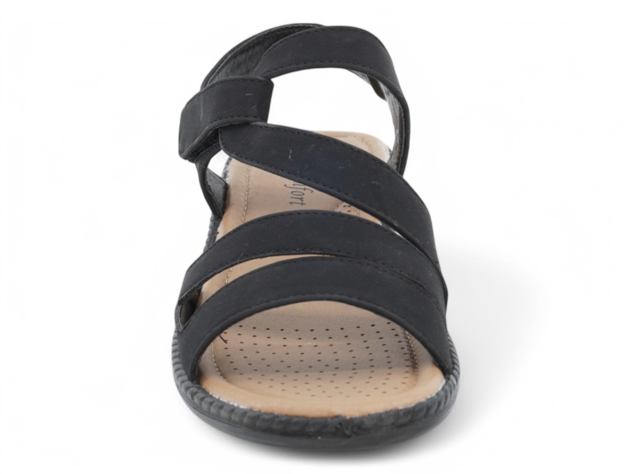 Women's Black Zareen Comfort Sandal