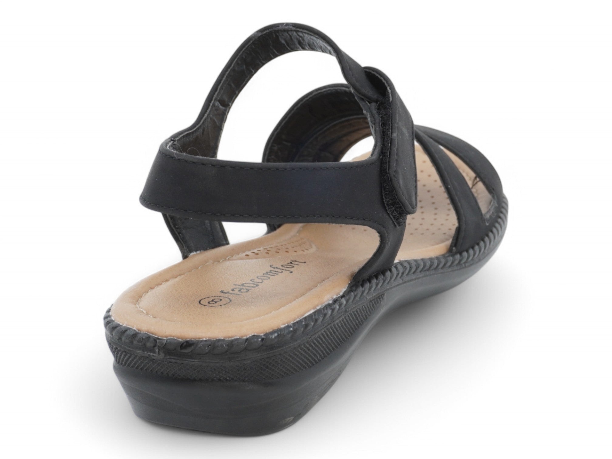 Women's Black Zareen Comfort Sandal