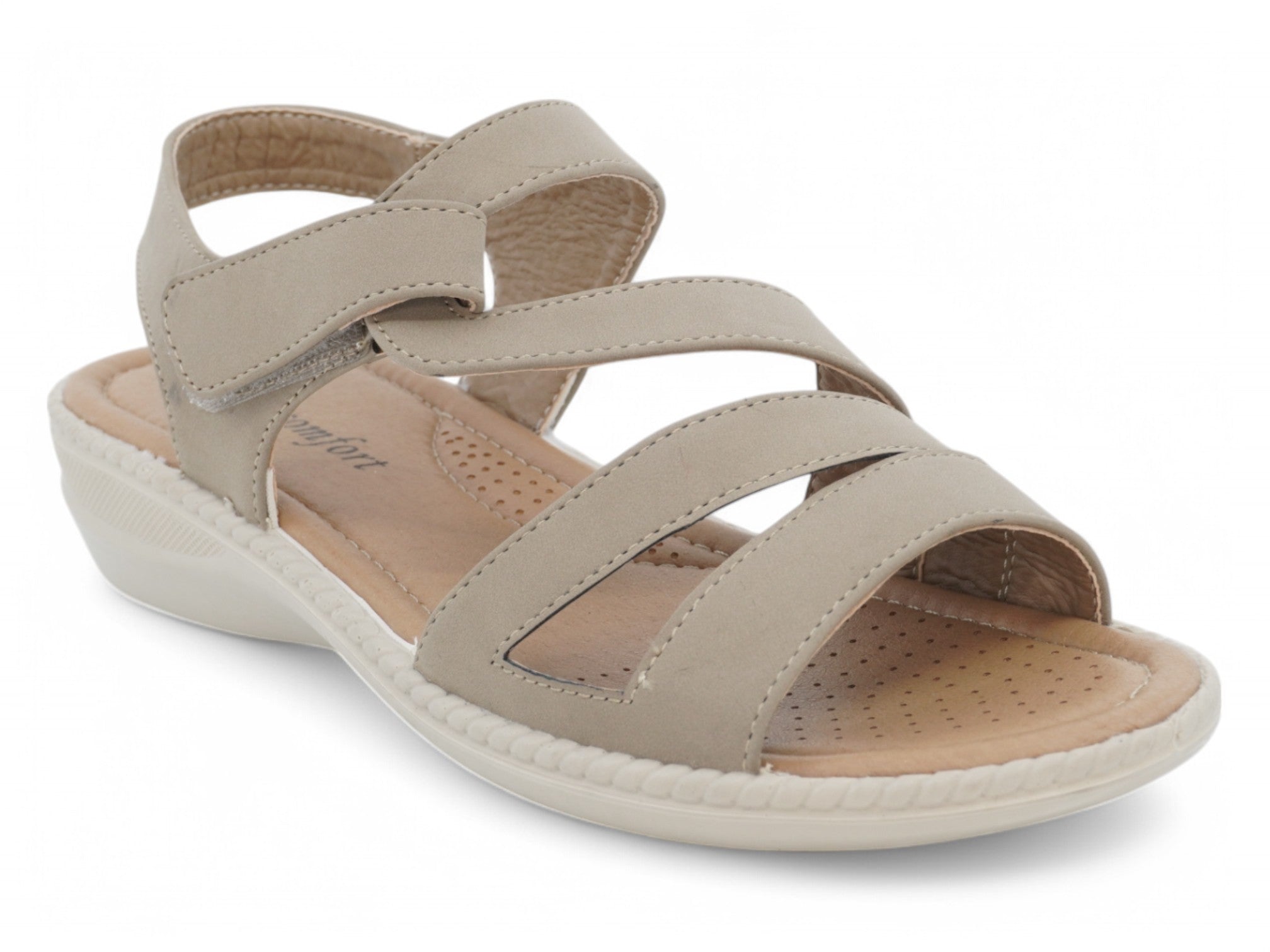 Women's Taupe Zareen Comfort Sandal