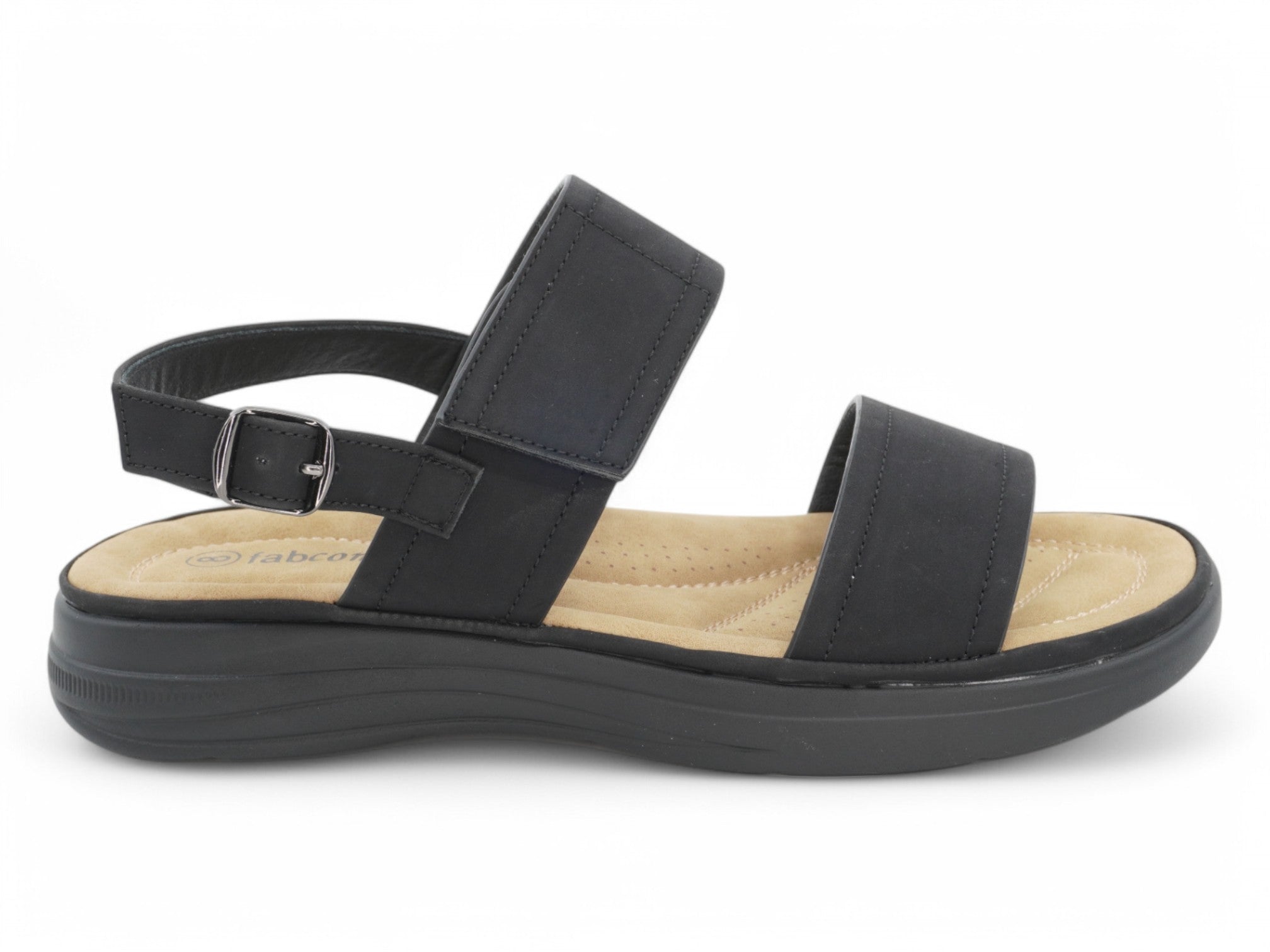 Women's Black Caroline Comfort Sandal