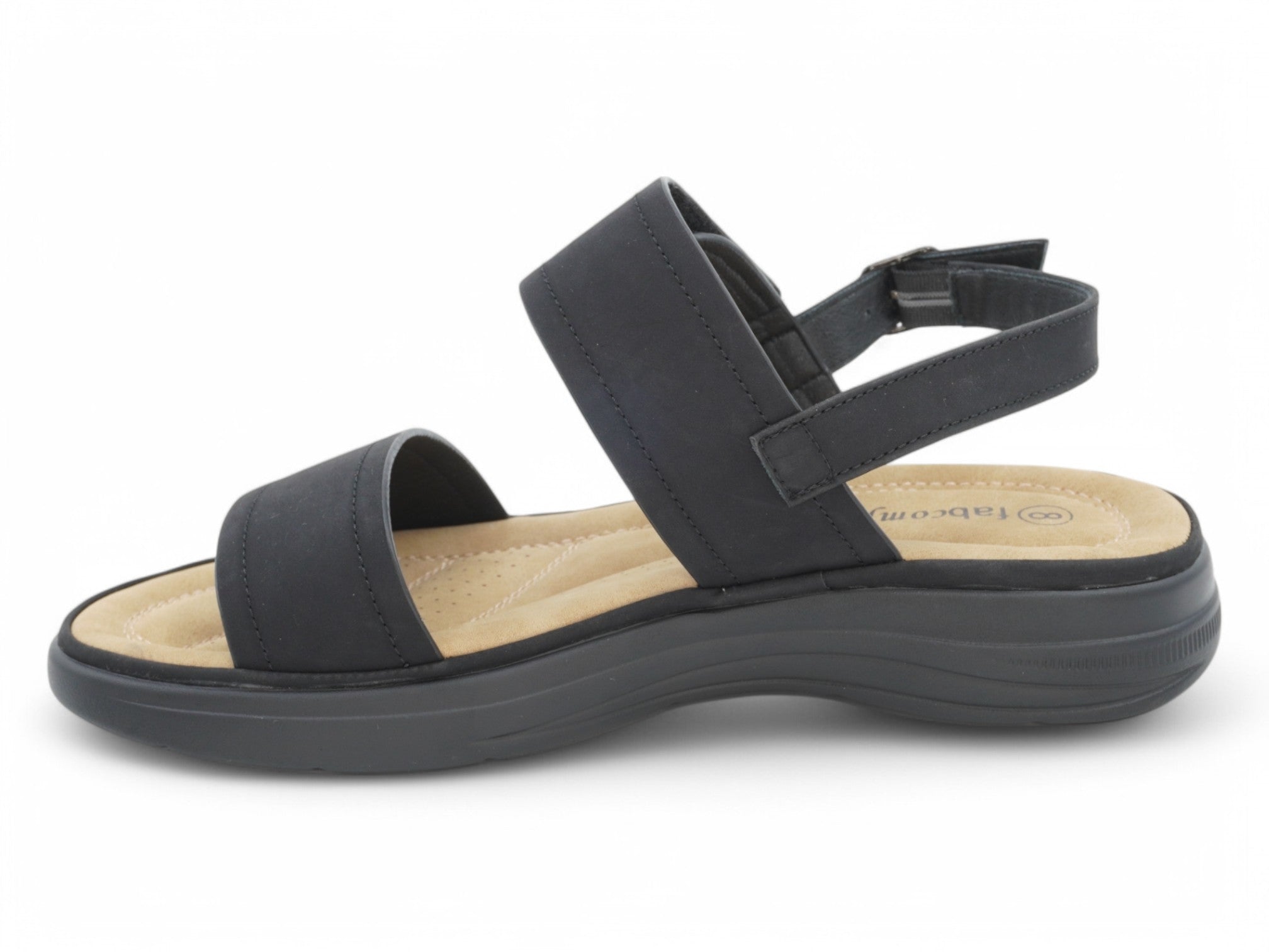 Women's Black Caroline Comfort Sandal