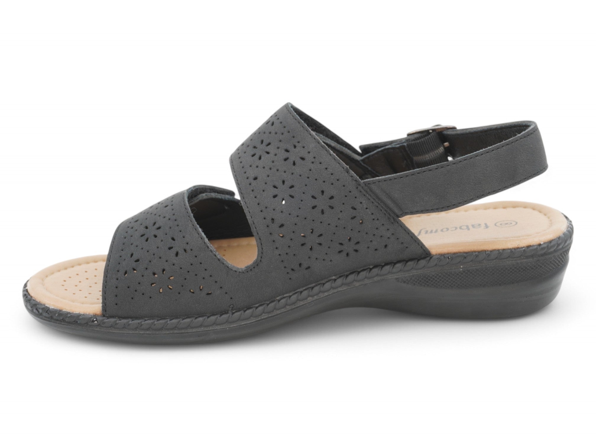 Women's Black Cassy Comfort Sandal