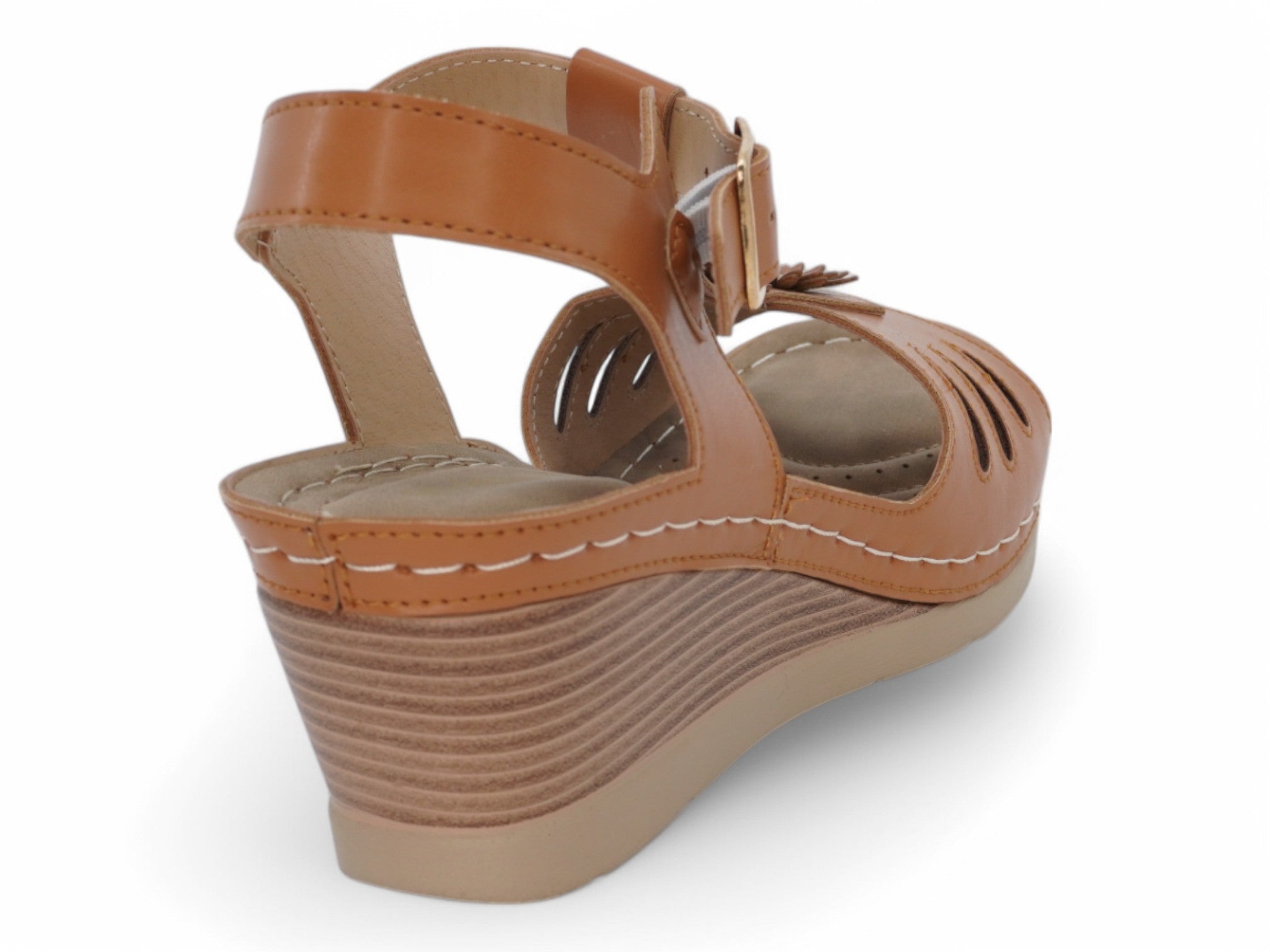 Women's Cognac Lila Comfort Sandal