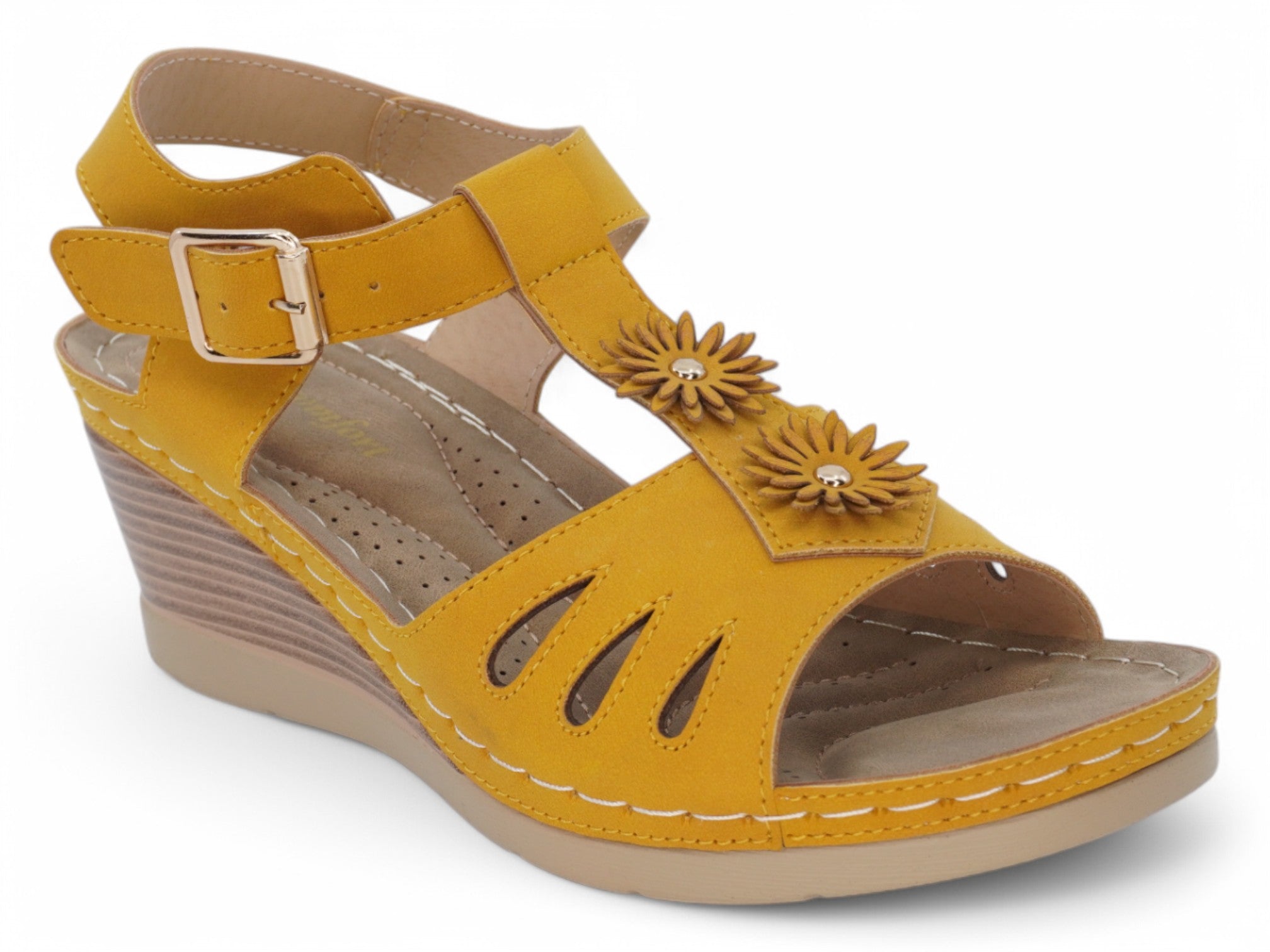 Women's Mustard Lila Comfort Sandal