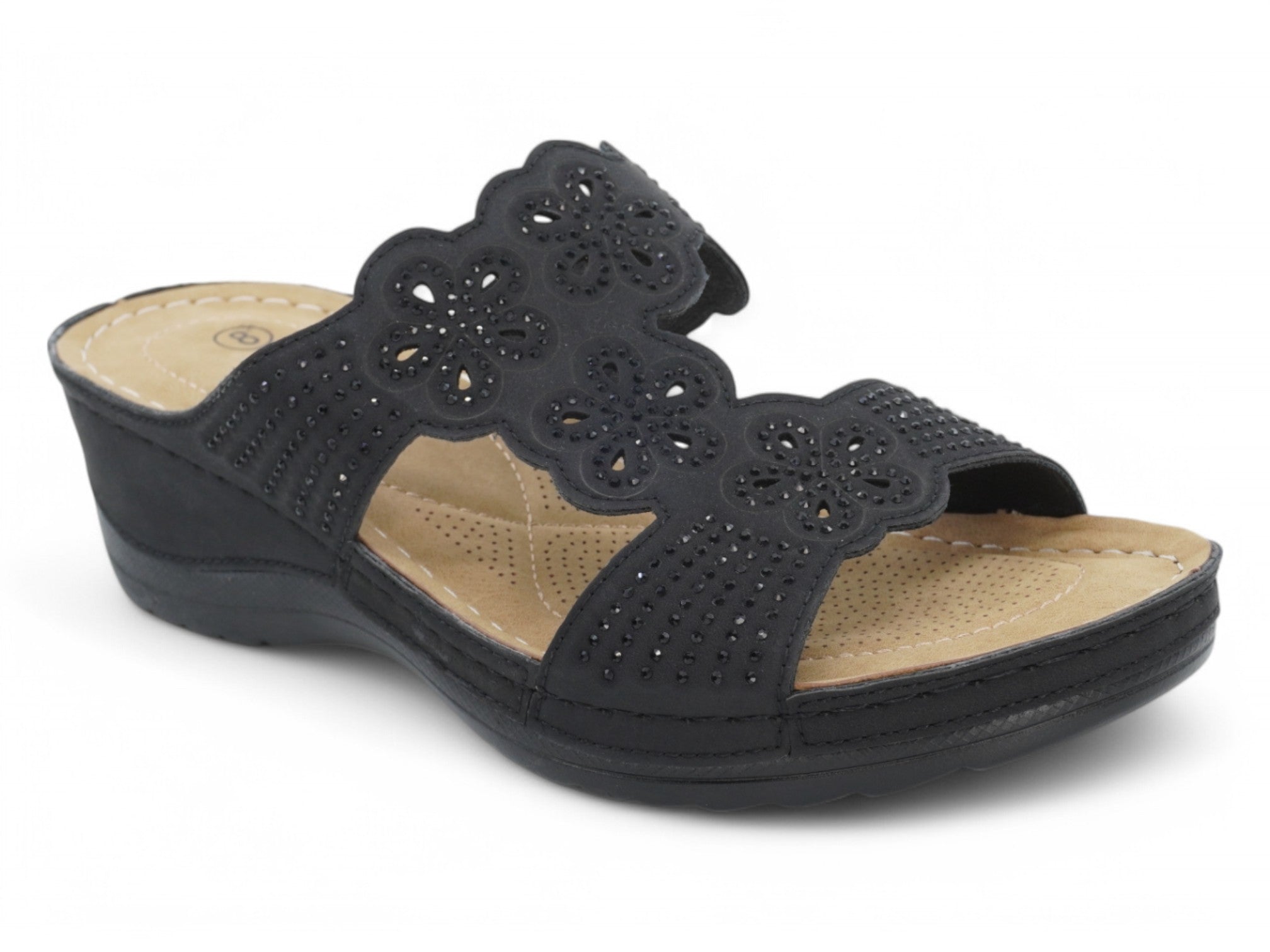 Women's Black Roxana Comfort Sandal