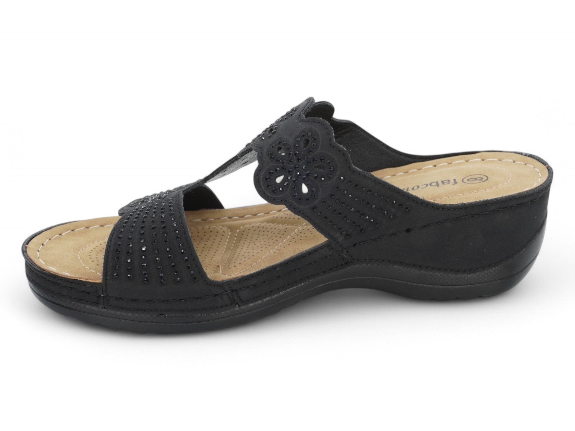 Women's Black Roxana Comfort Sandal