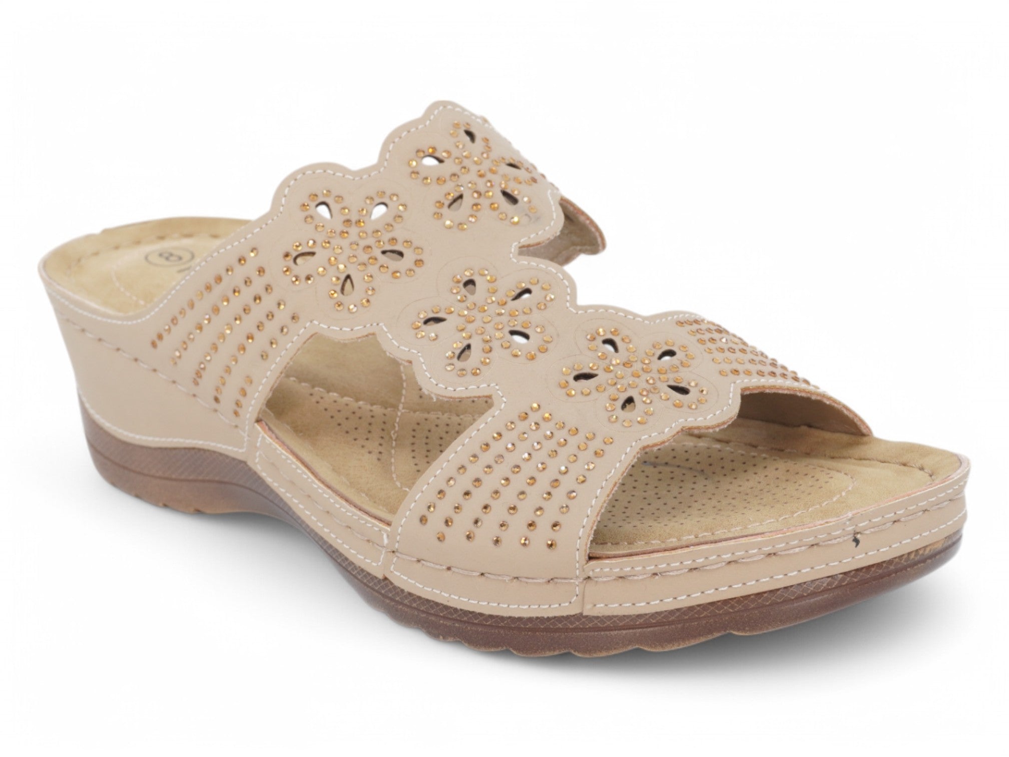 Women's Beige Roxana Comfort Sandal