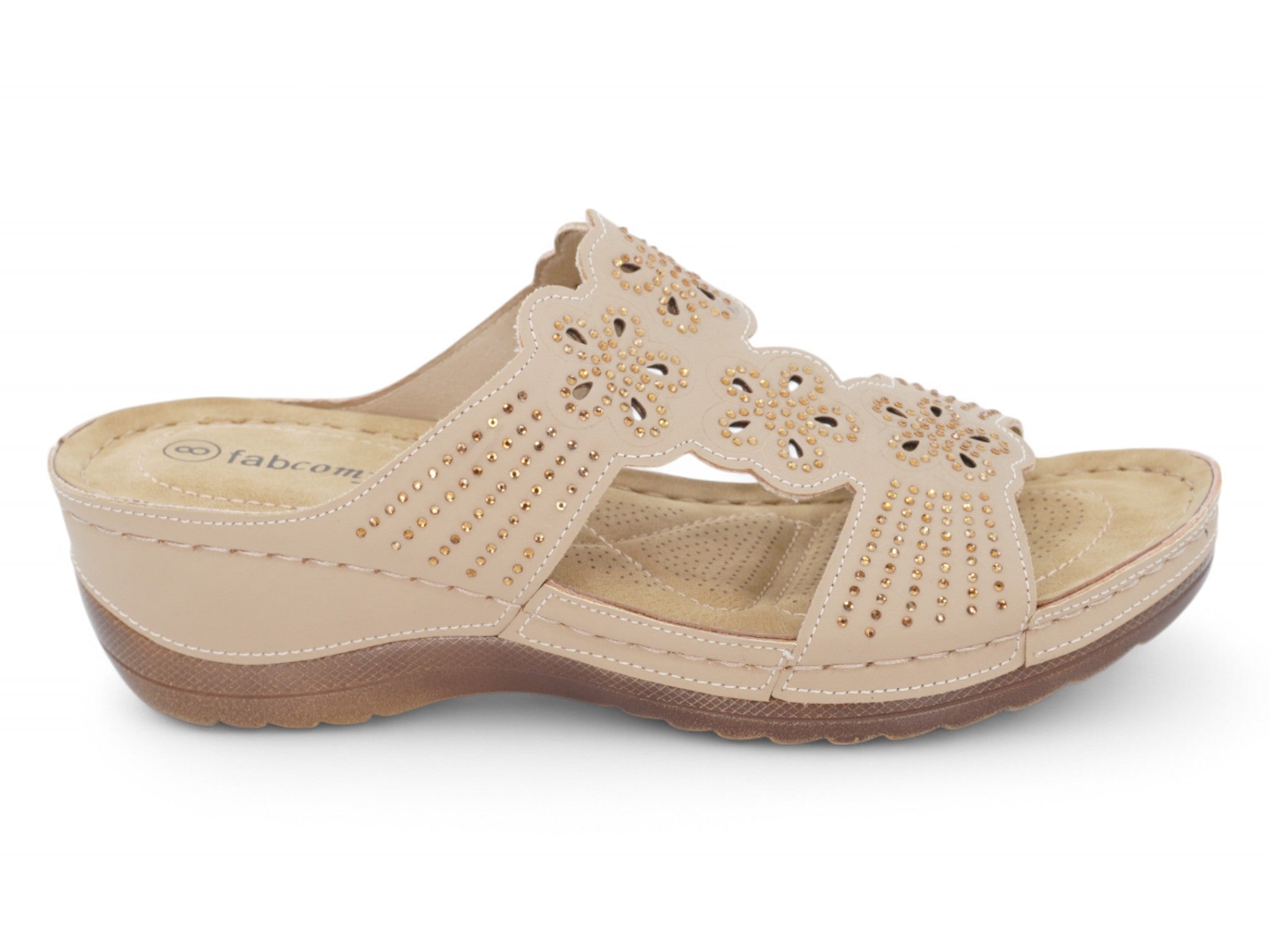 Women's Beige Roxana Comfort Sandal
