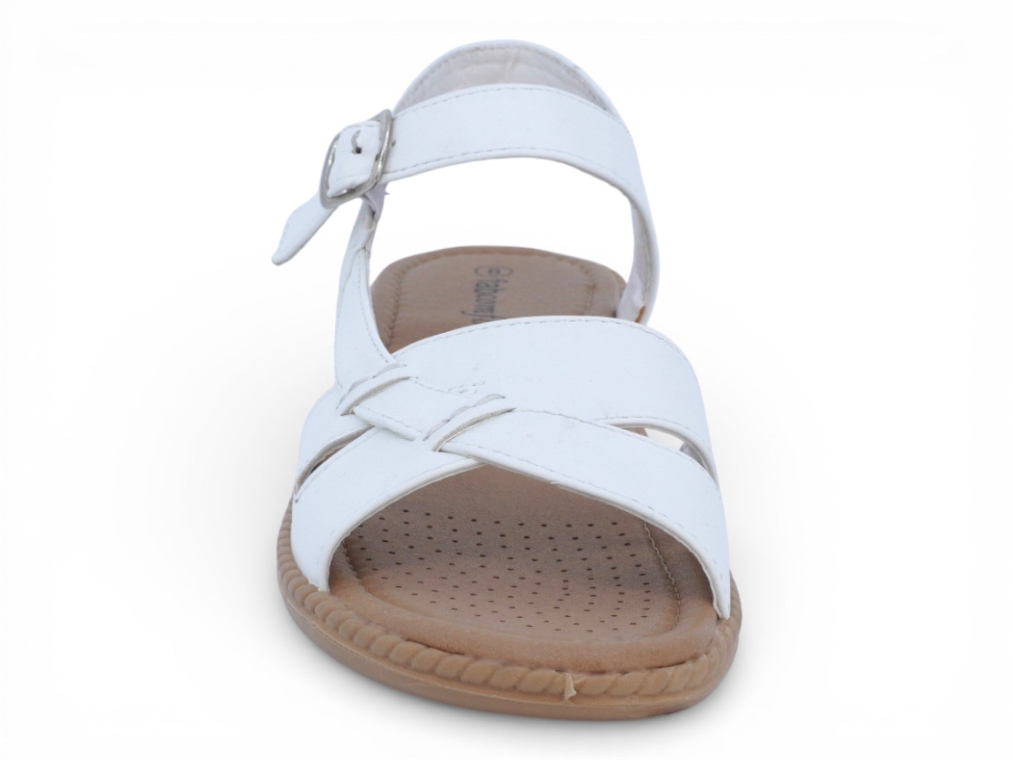 Women's White Lisa Comfort Sandal