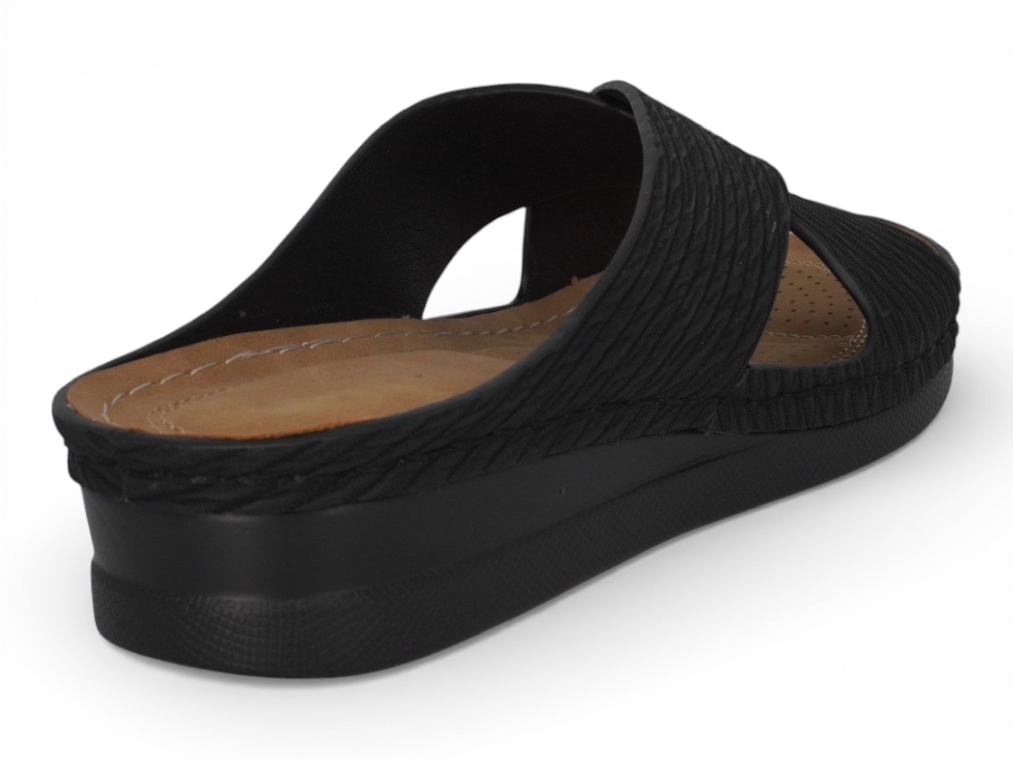 Women's Black Victoria Comfort Sandal