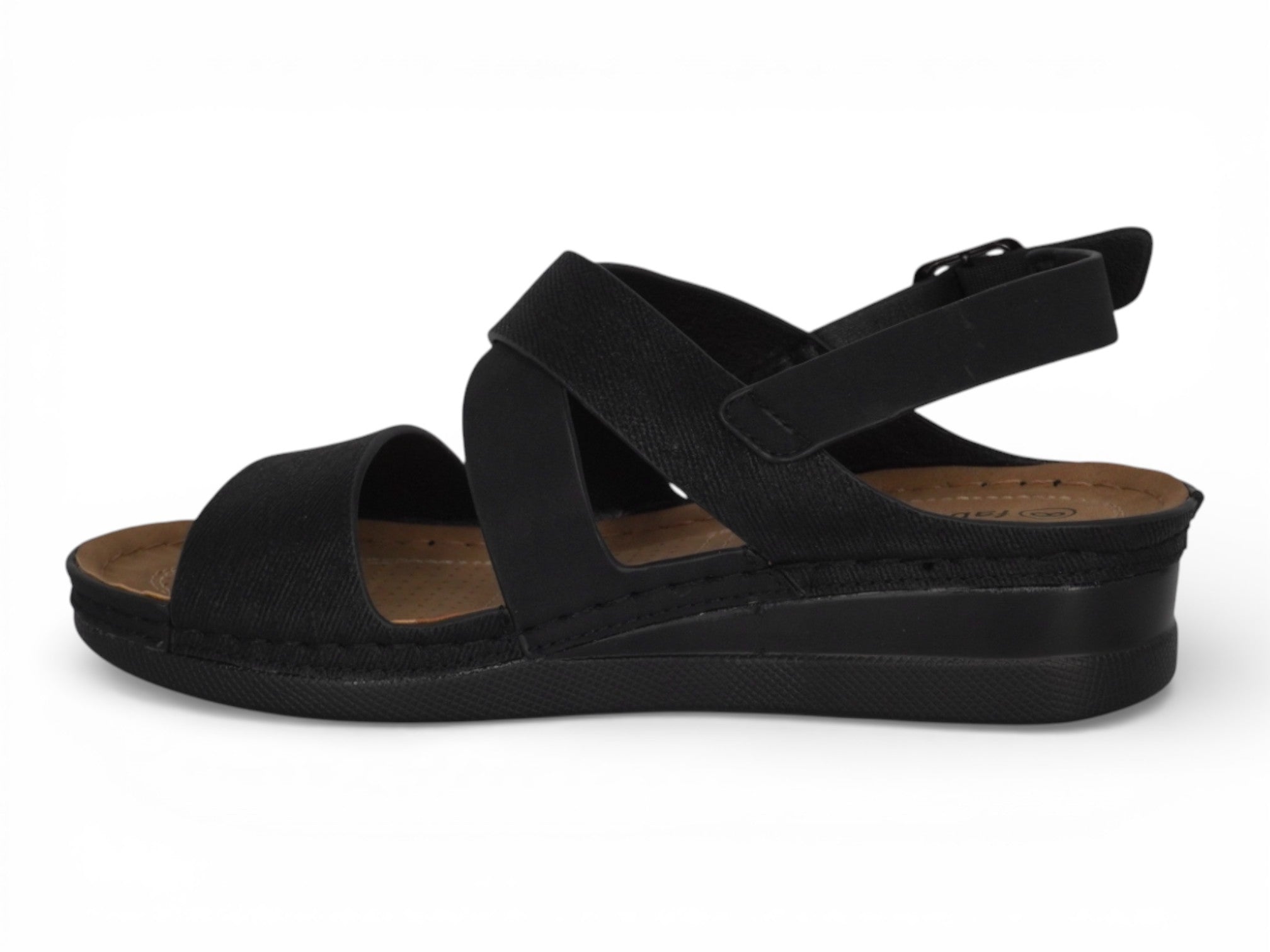 Women's Black Lilian Comfort Sandal