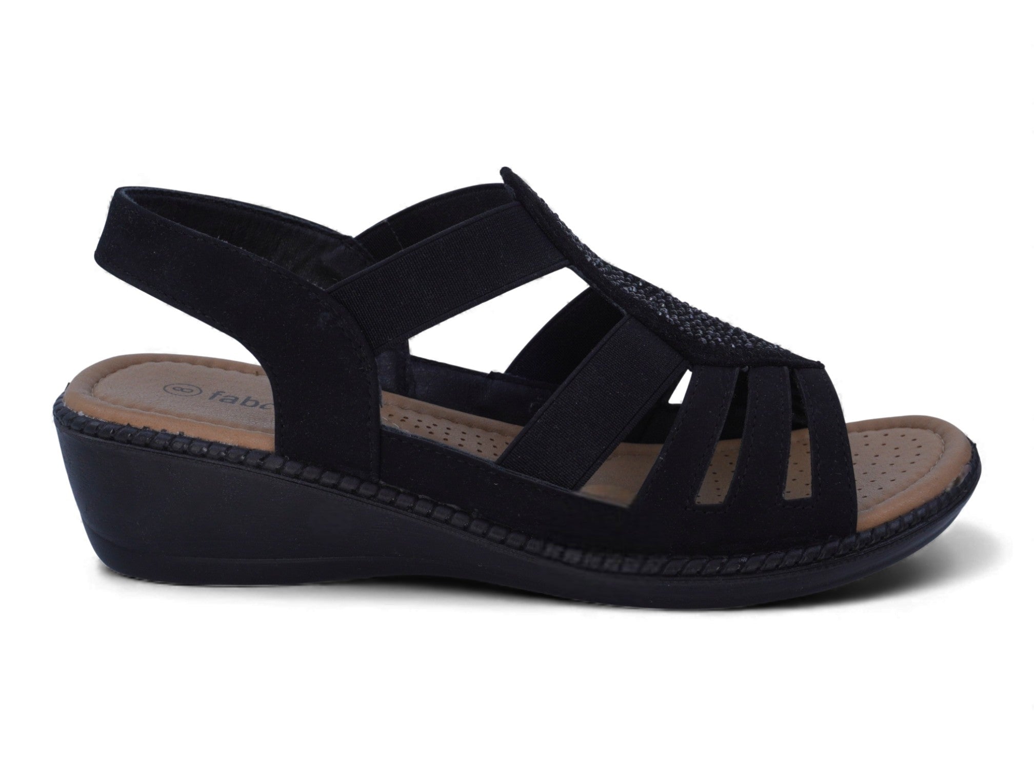 Women's Black Molly Comfort Sandal