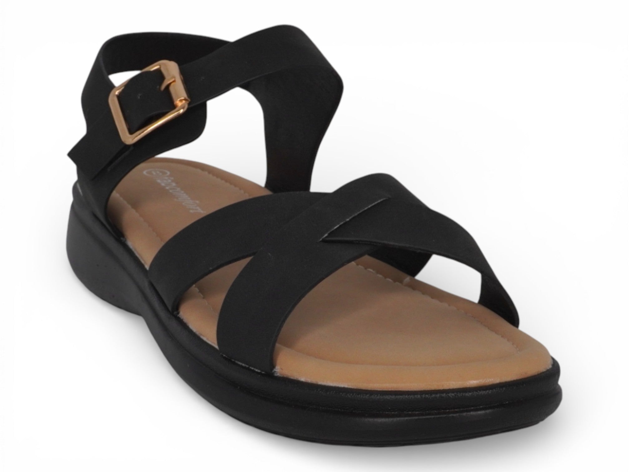 Women's Black Heidi Comfort Sandal