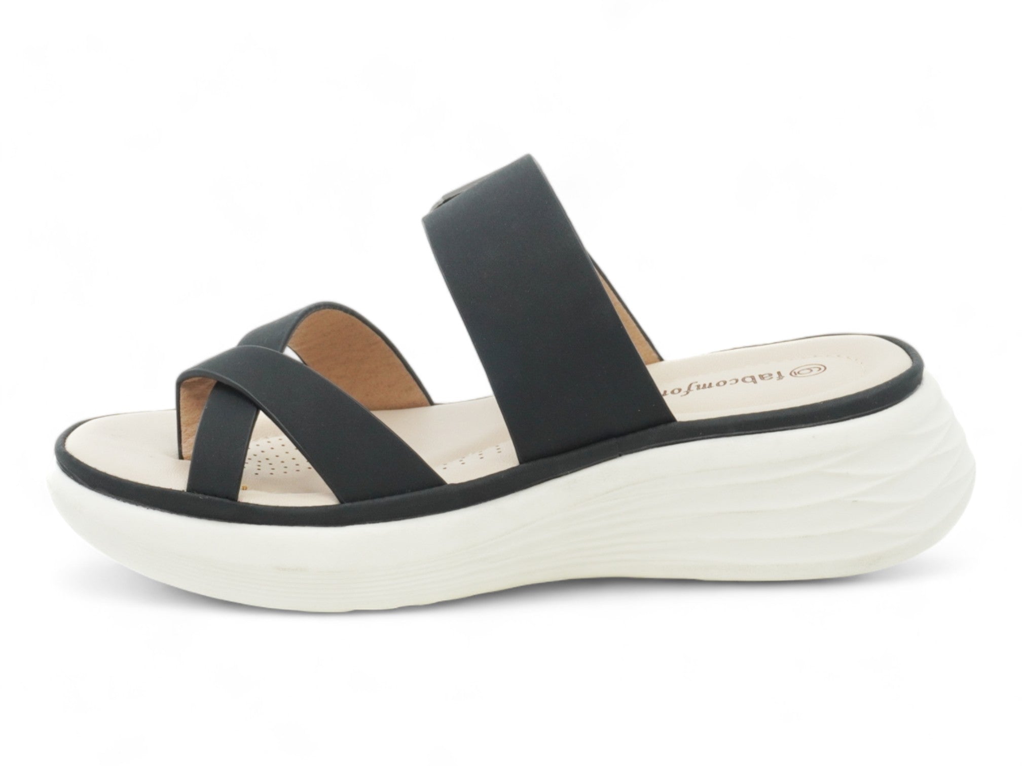 Women's Black Sport Sandal Slide
