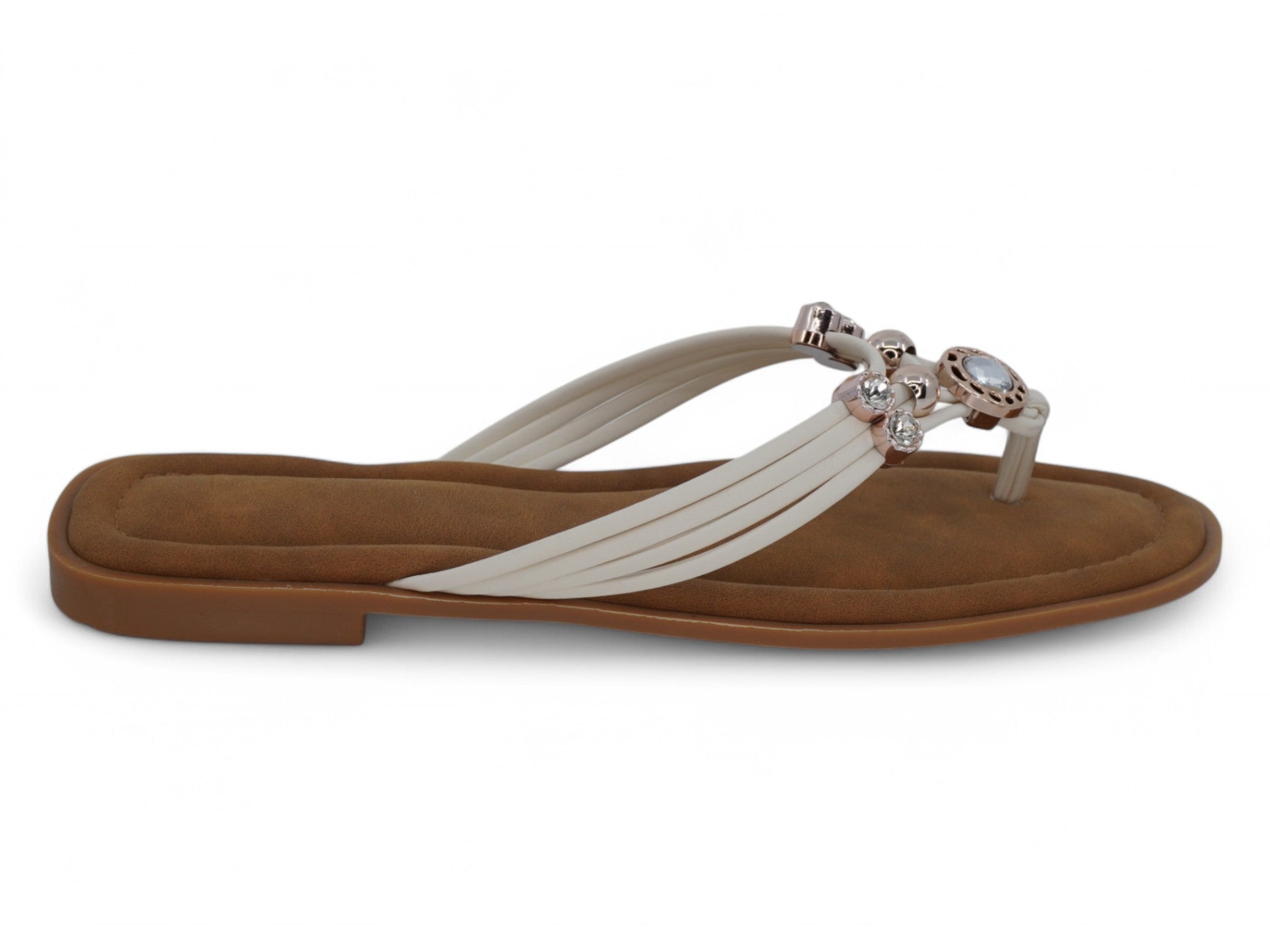 Women's White Bria Sandal