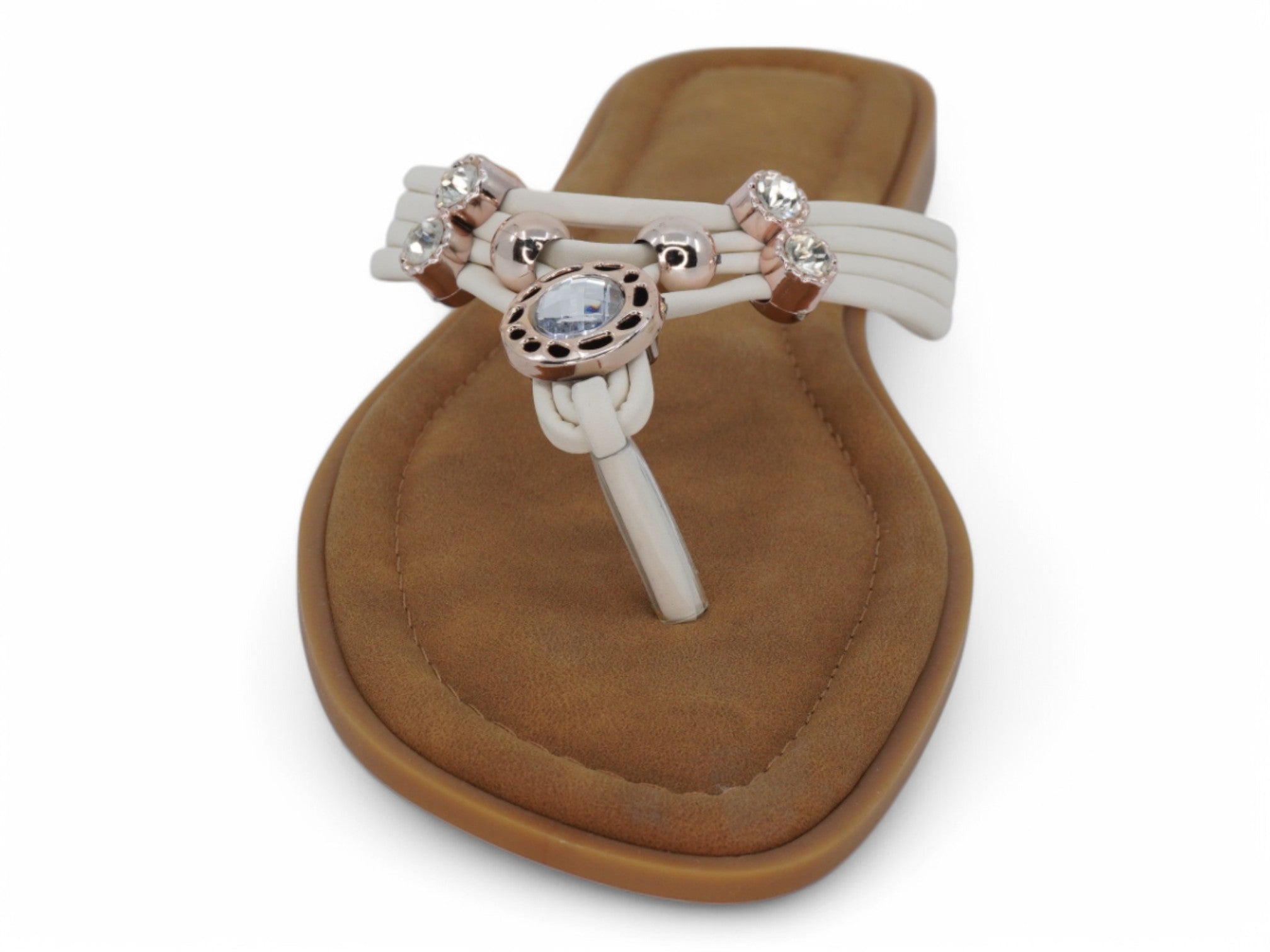 Women's White Bria Sandal