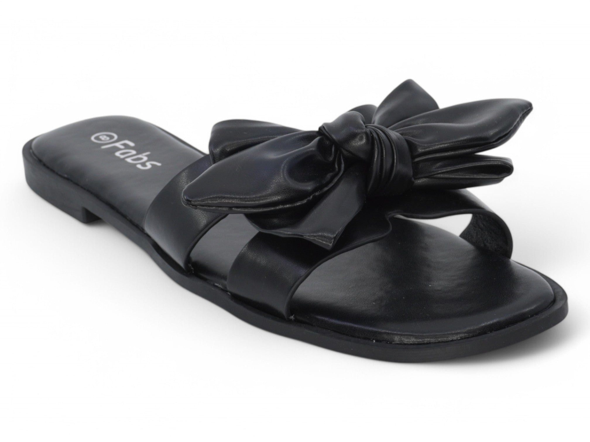 Women's Black Bow Sandal