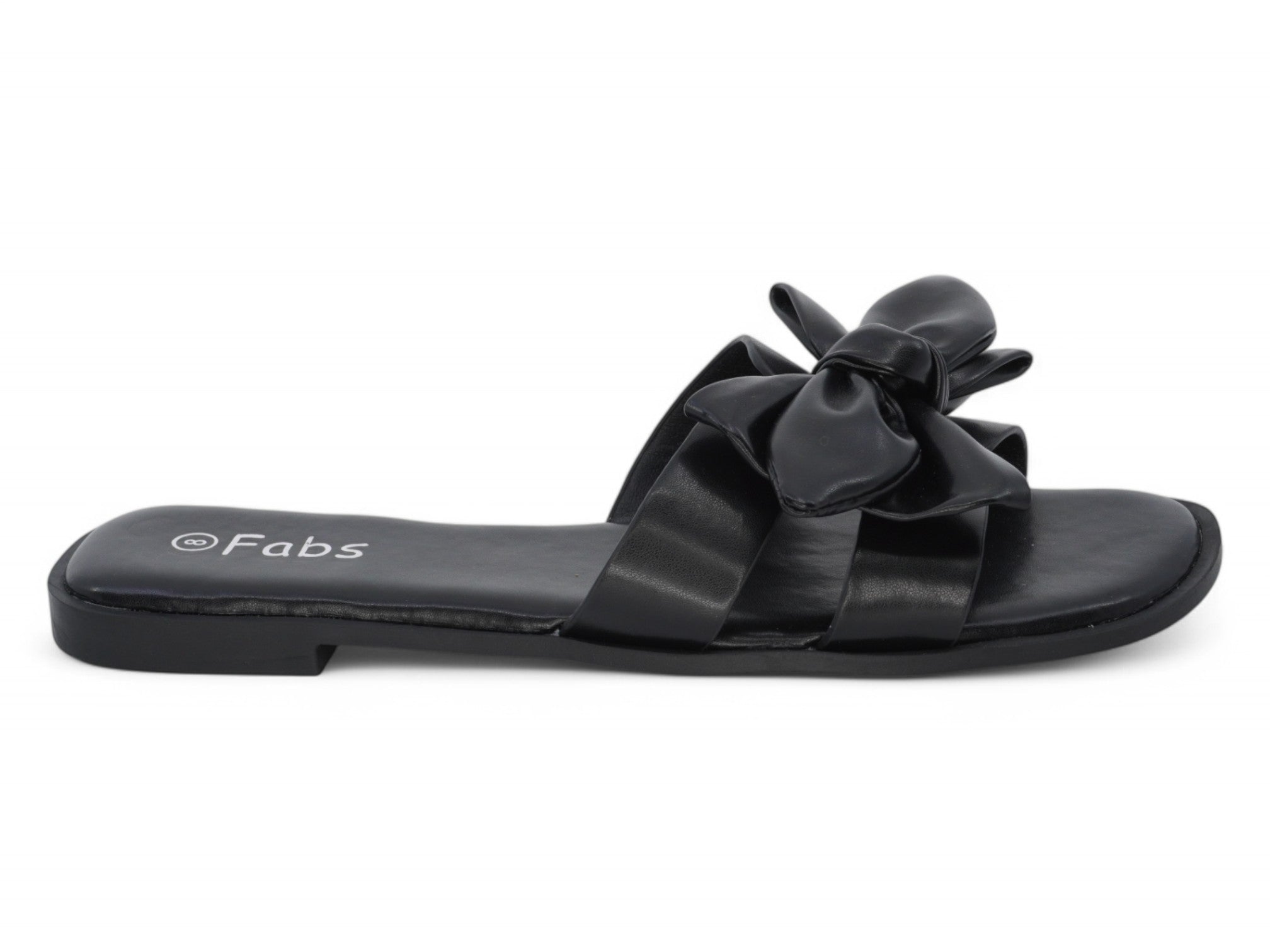 Women's Black Bow Sandal