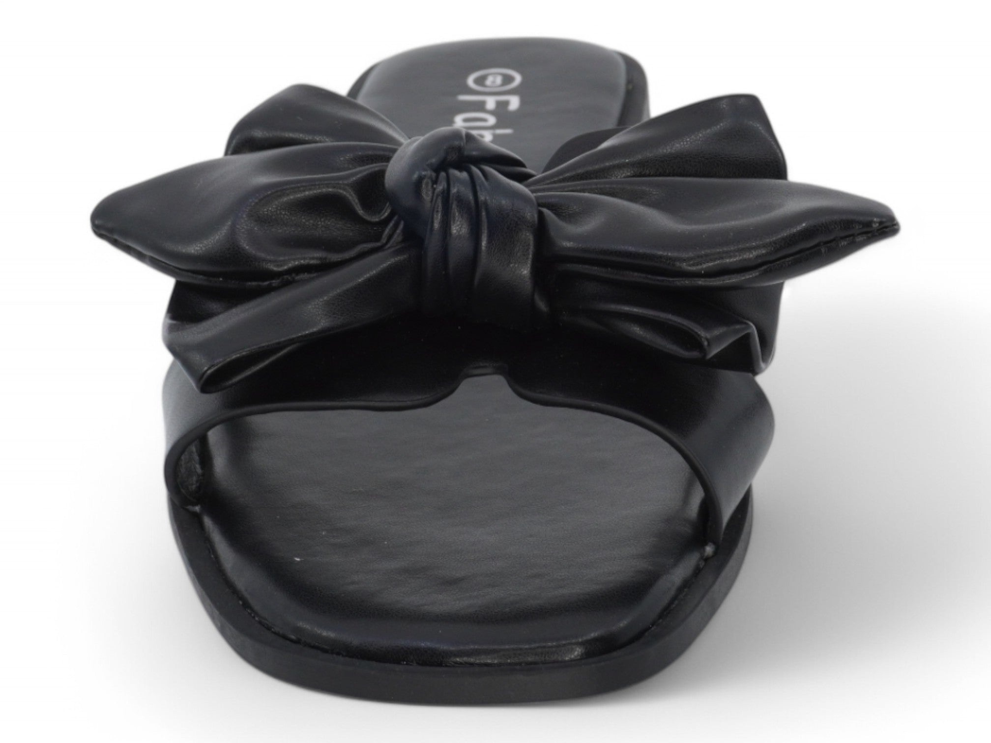 Women's Black Bow Sandal