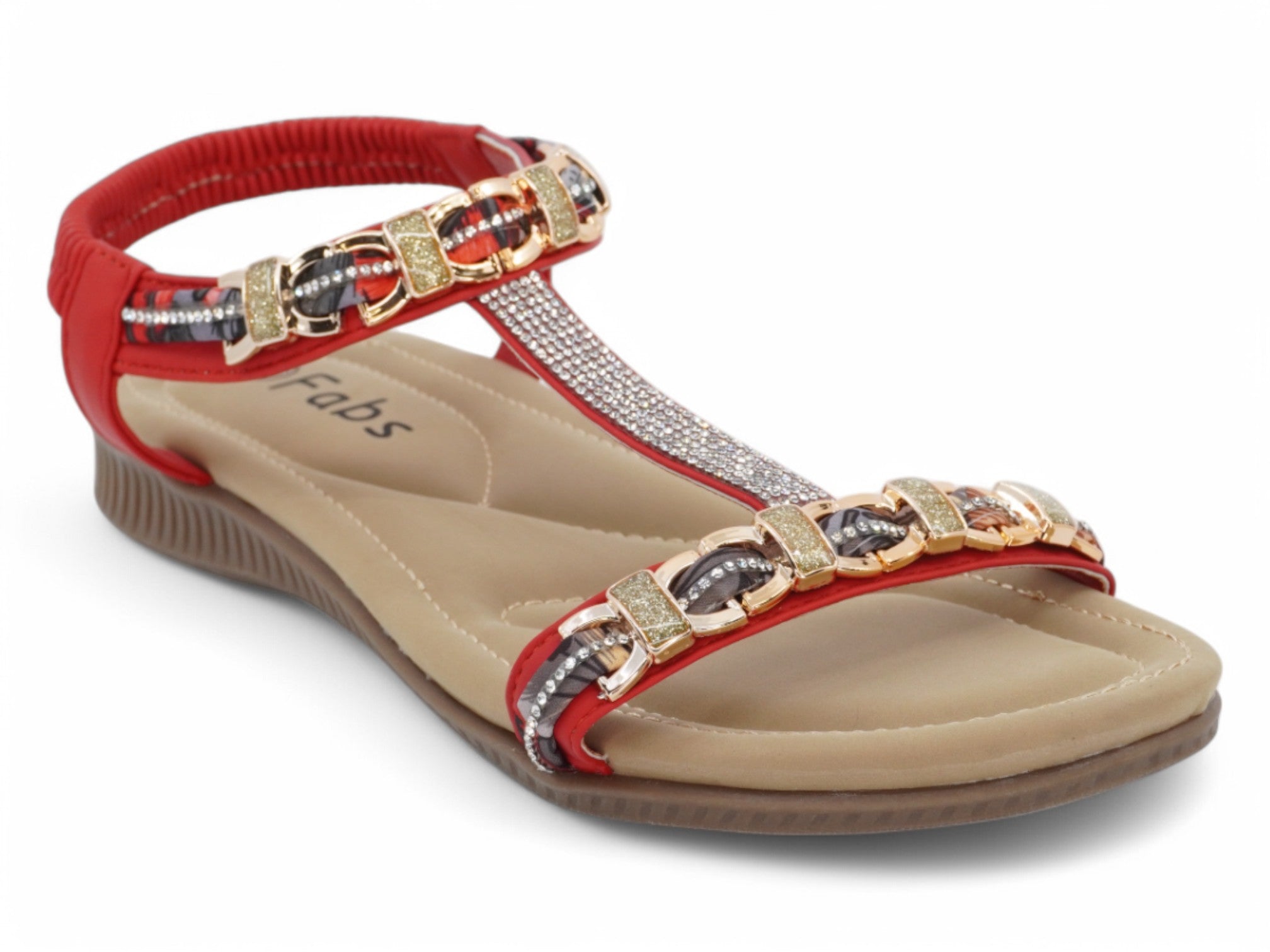 Women's Red Shareen Sandal